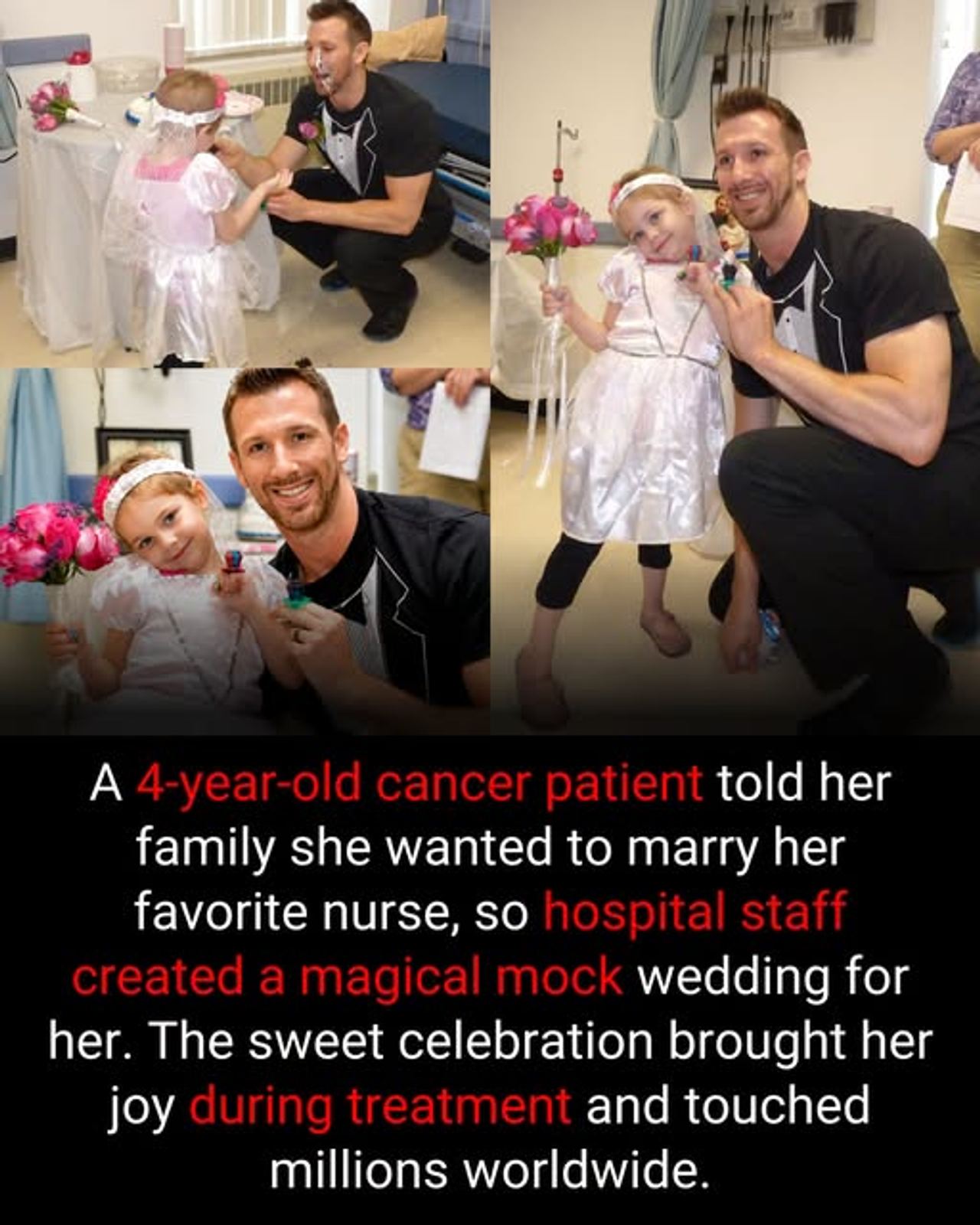 A little girl’s hospital wedding turned a hard diagnosis into joy