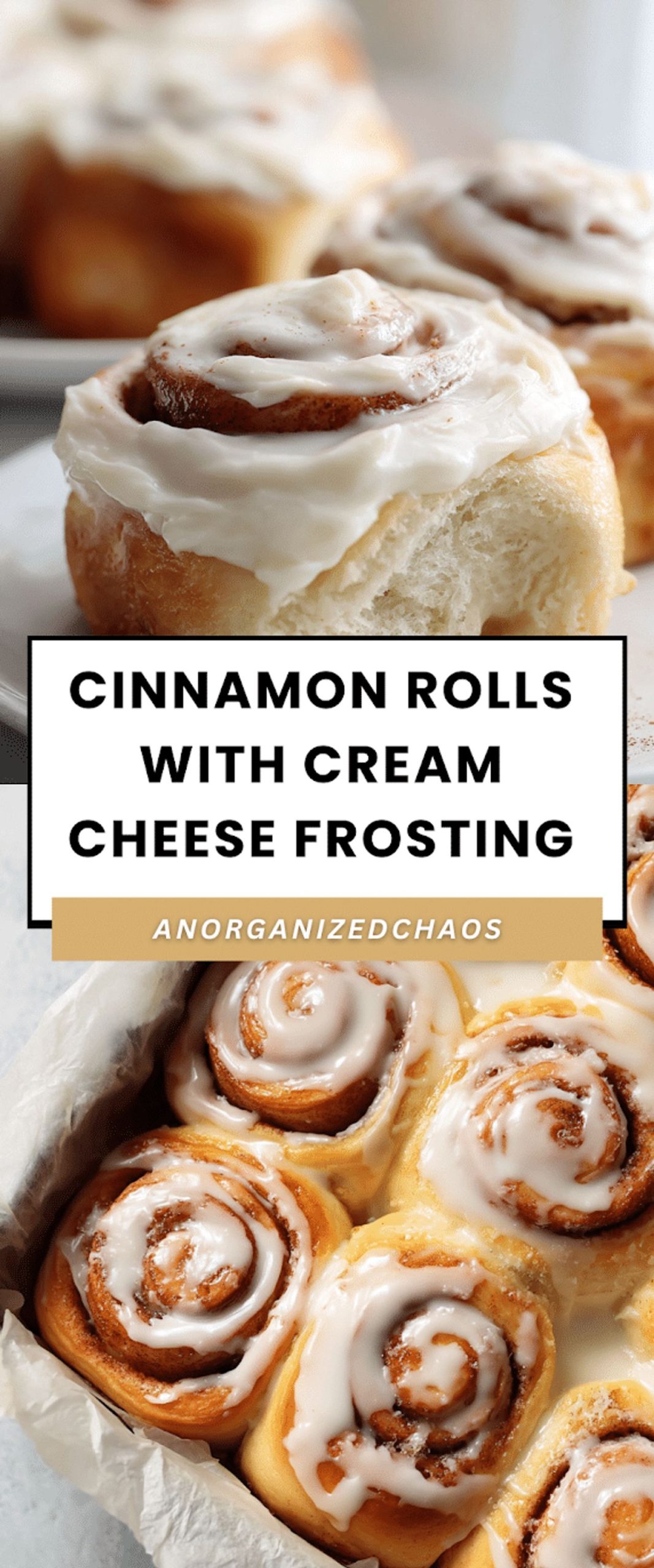 Cinnamon Rolls with Cream Cheese Frosting