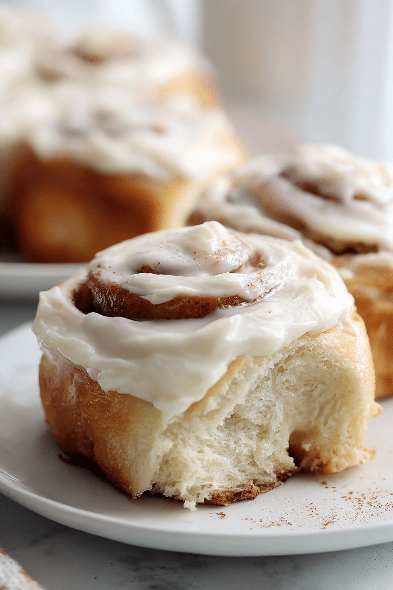 Cinnamon Rolls with Cream Cheese Frosting