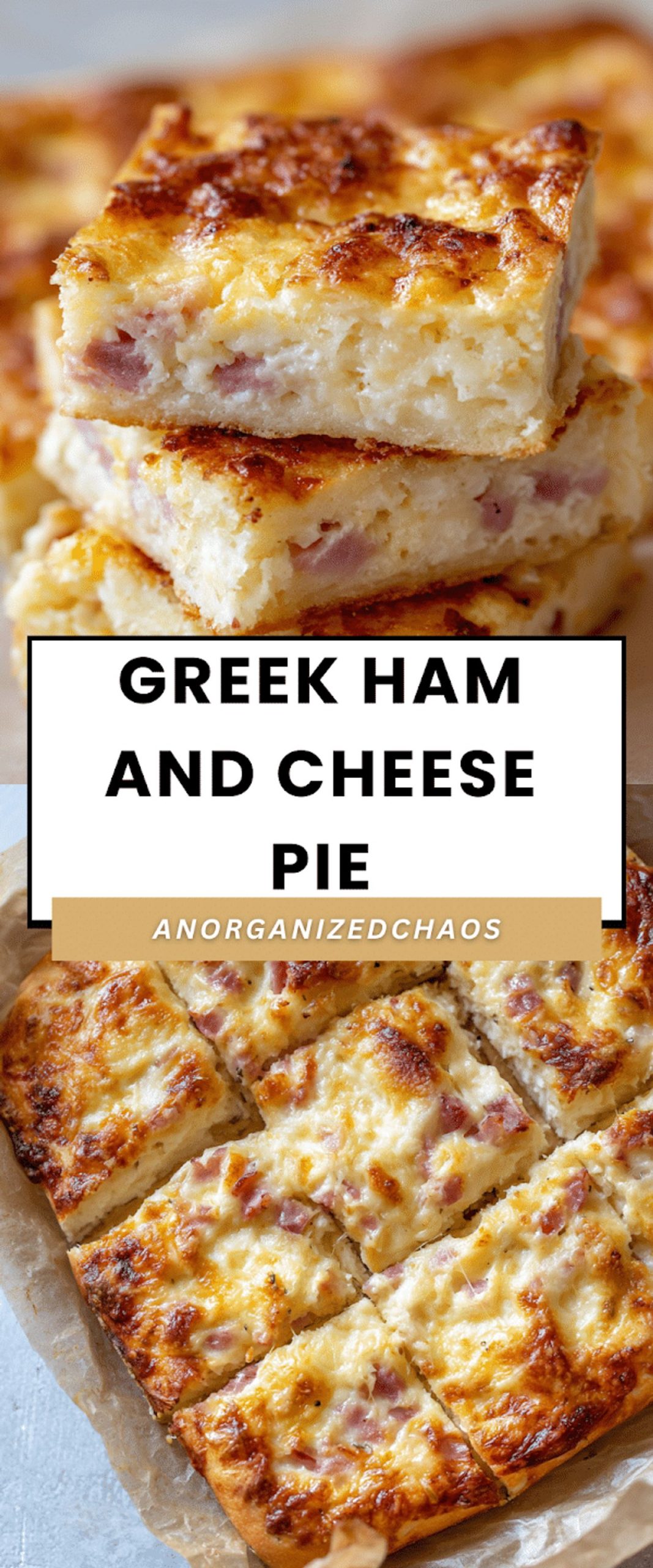 Greek Ham and Cheese Pie