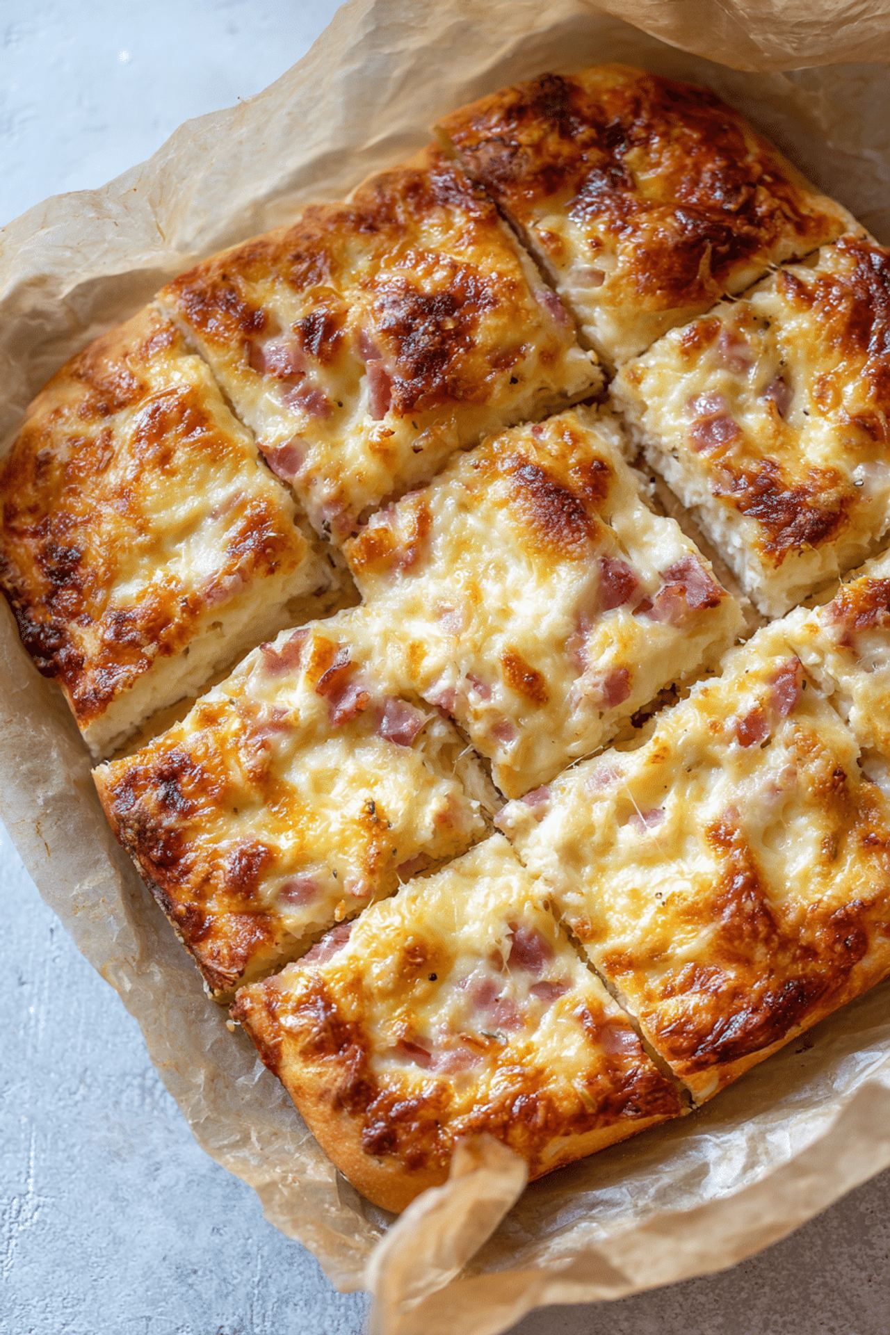 Greek Ham and Cheese Pie