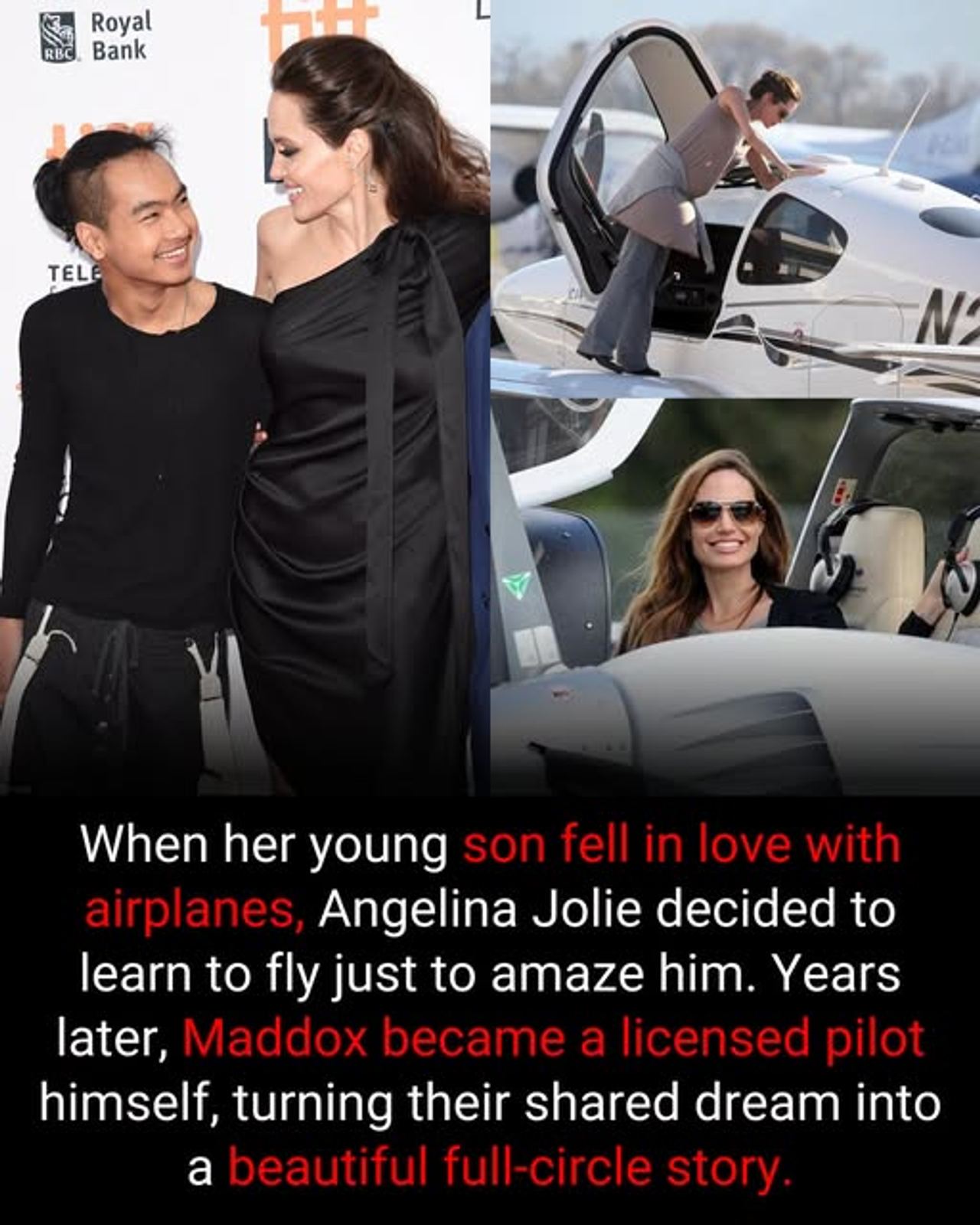 How Maddox Inspired Angelina Jolie to Take to the Skies