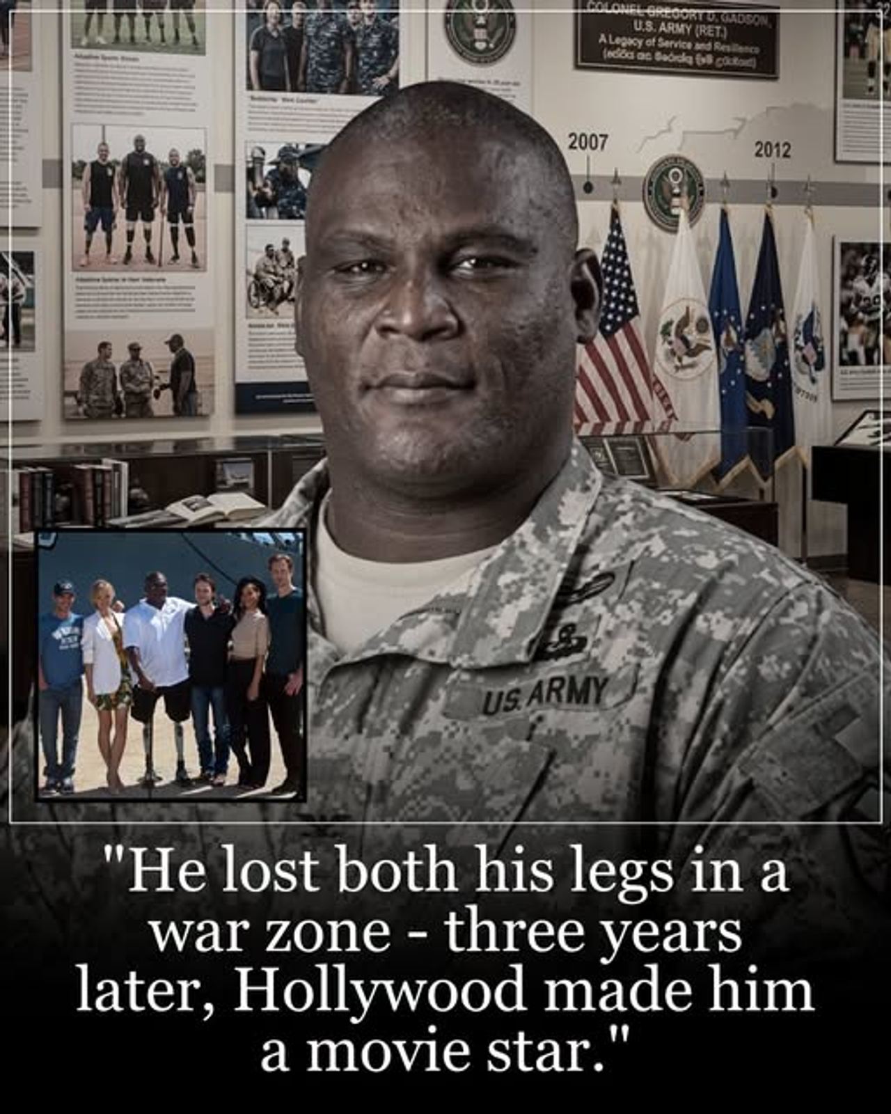 The soldier who lost his legs and found a new purpose