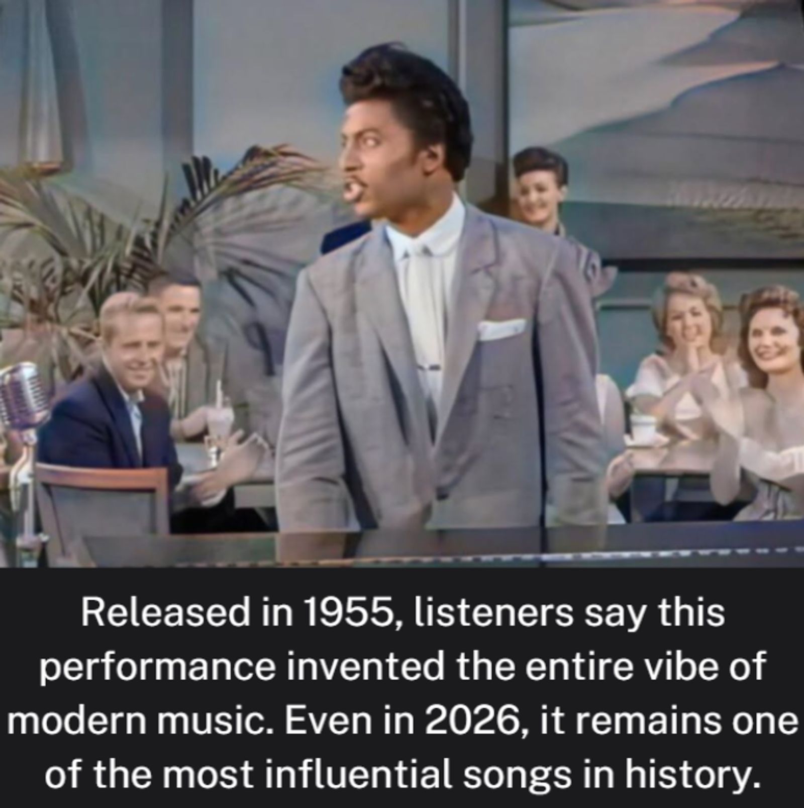 Released in 1955, listeners say this performance invented the entire vibe of modern music. Even in 2026, it remains one of the most influential songs in history.