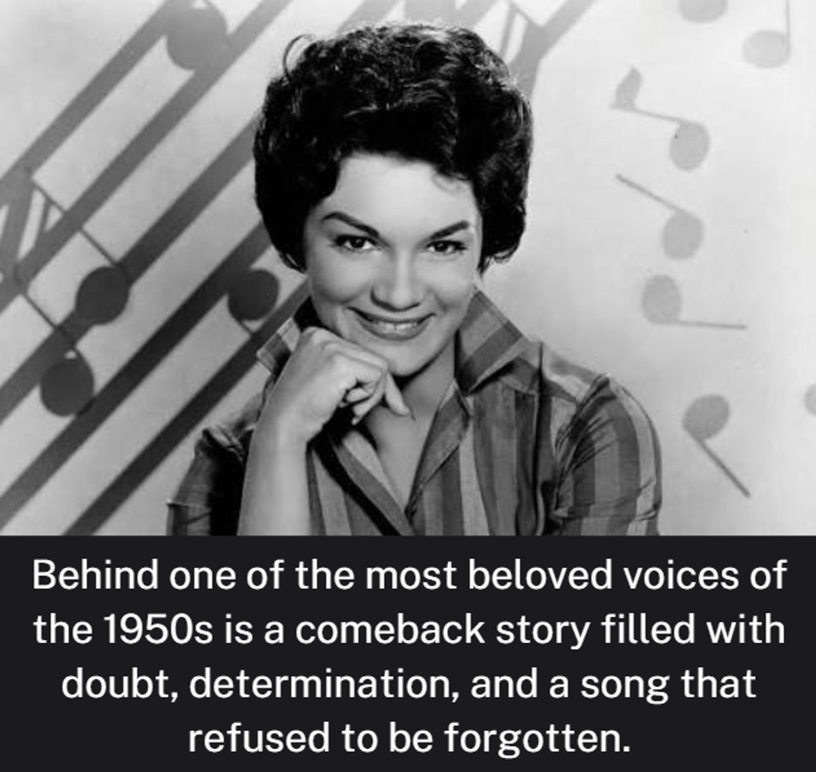 Behind one of the most beloved voices of the 1950s is a comeback story filled with doubt, determination, and a song that refused to be forgotten.