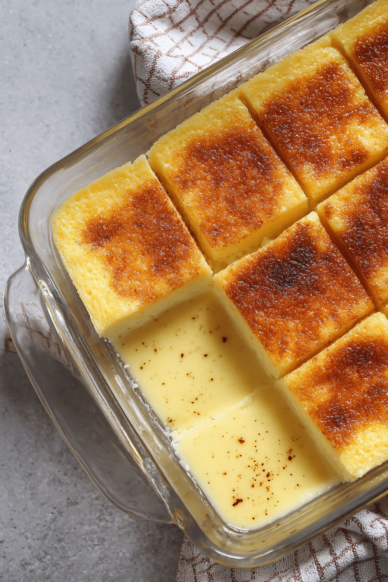 3-Ingredient Baked Egg Custard