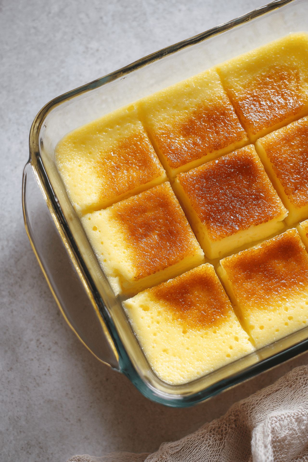 3-Ingredient Baked Egg Custard