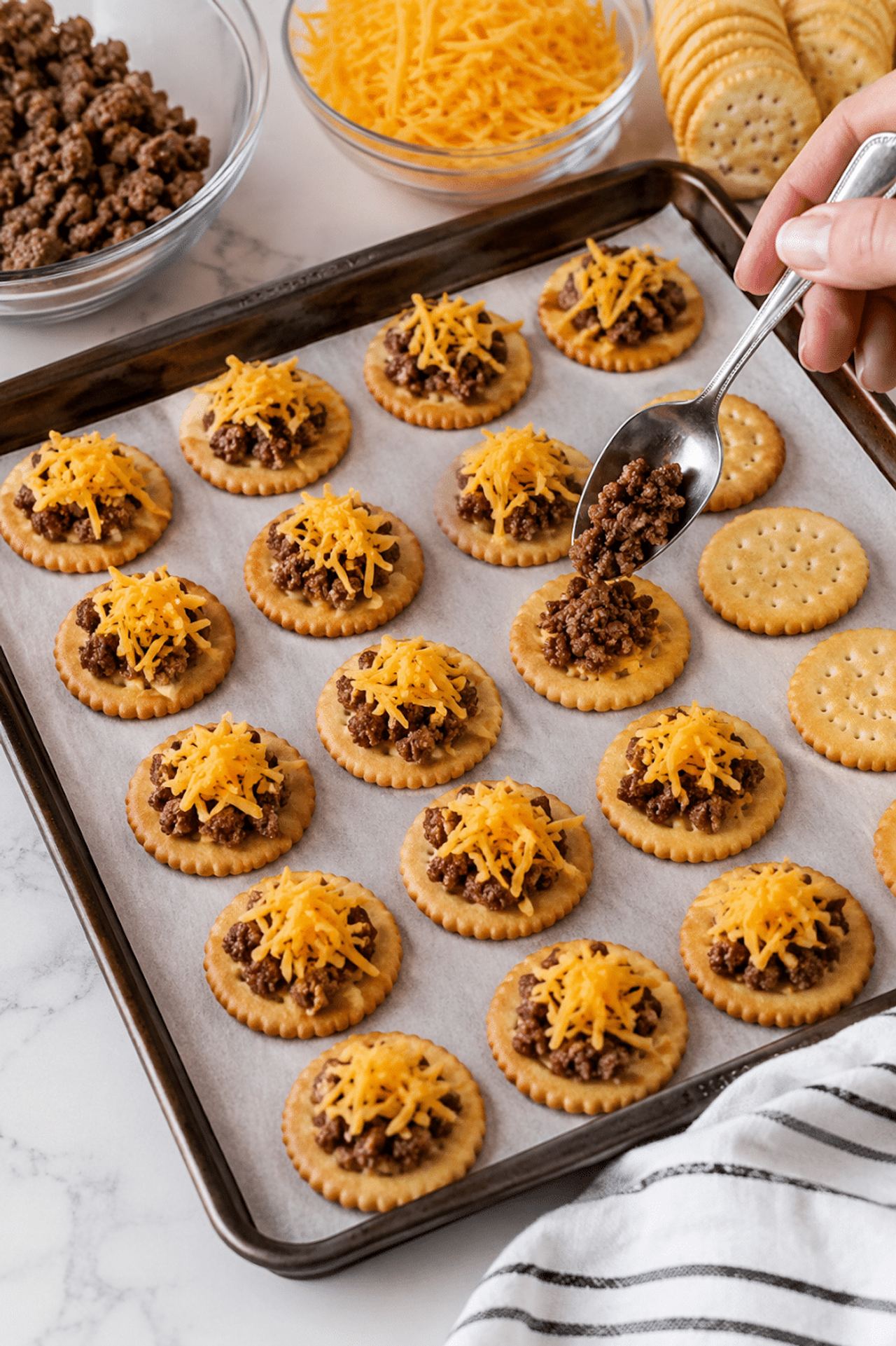 3-Ingredient Beef Cracker Bites