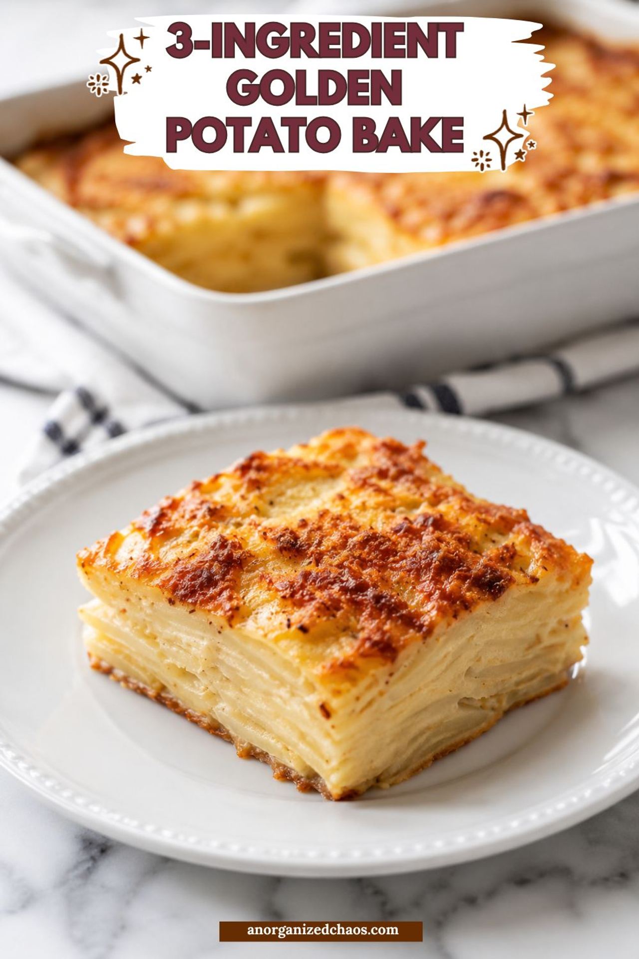 3-Ingredient Bronzed Potato Comfort Bake