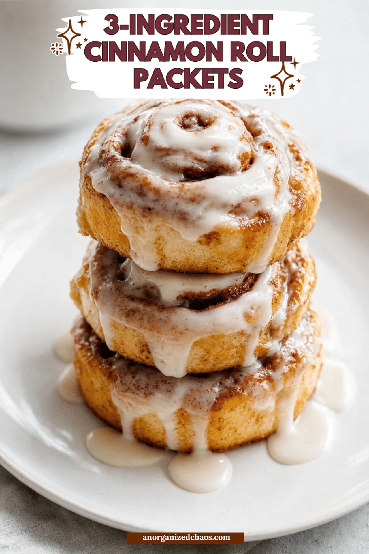 3-Ingredient Cinnamon Roll Packets