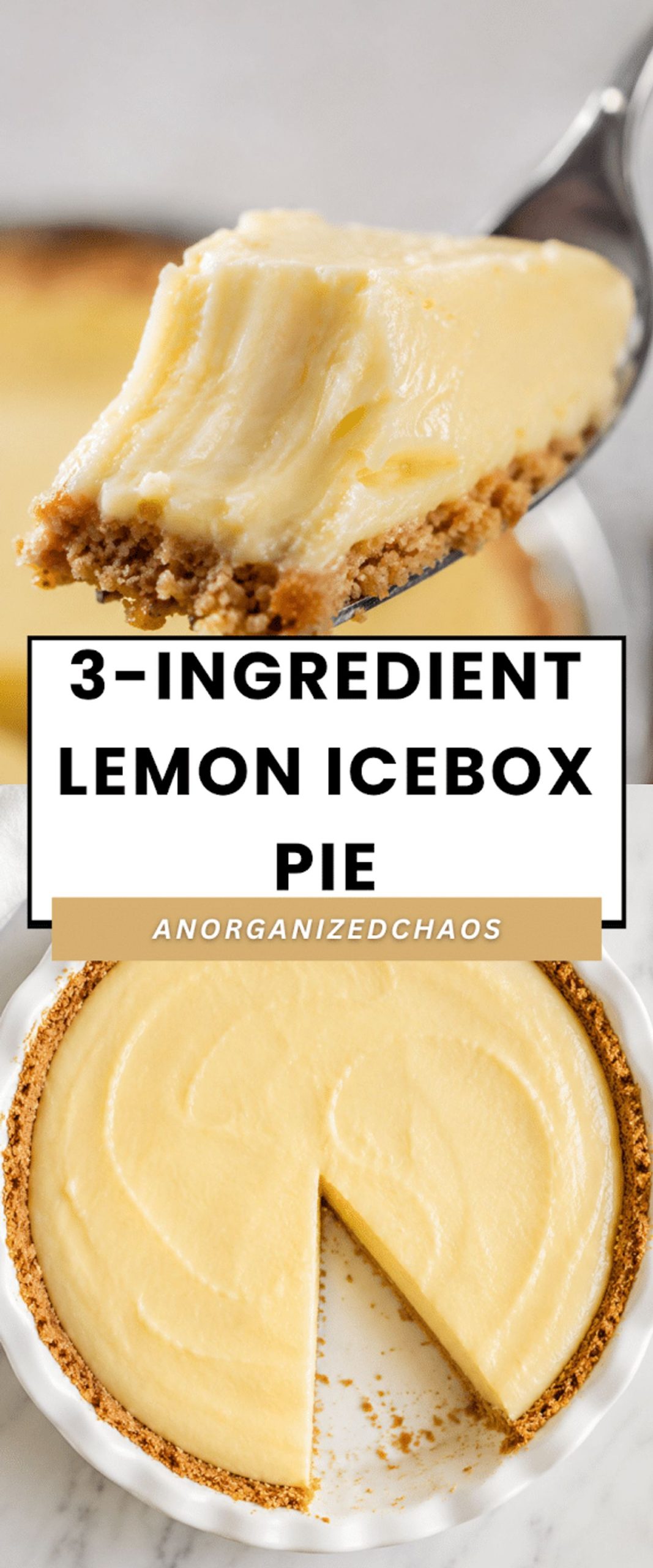 3-Ingredient Lemon Icebox Pie