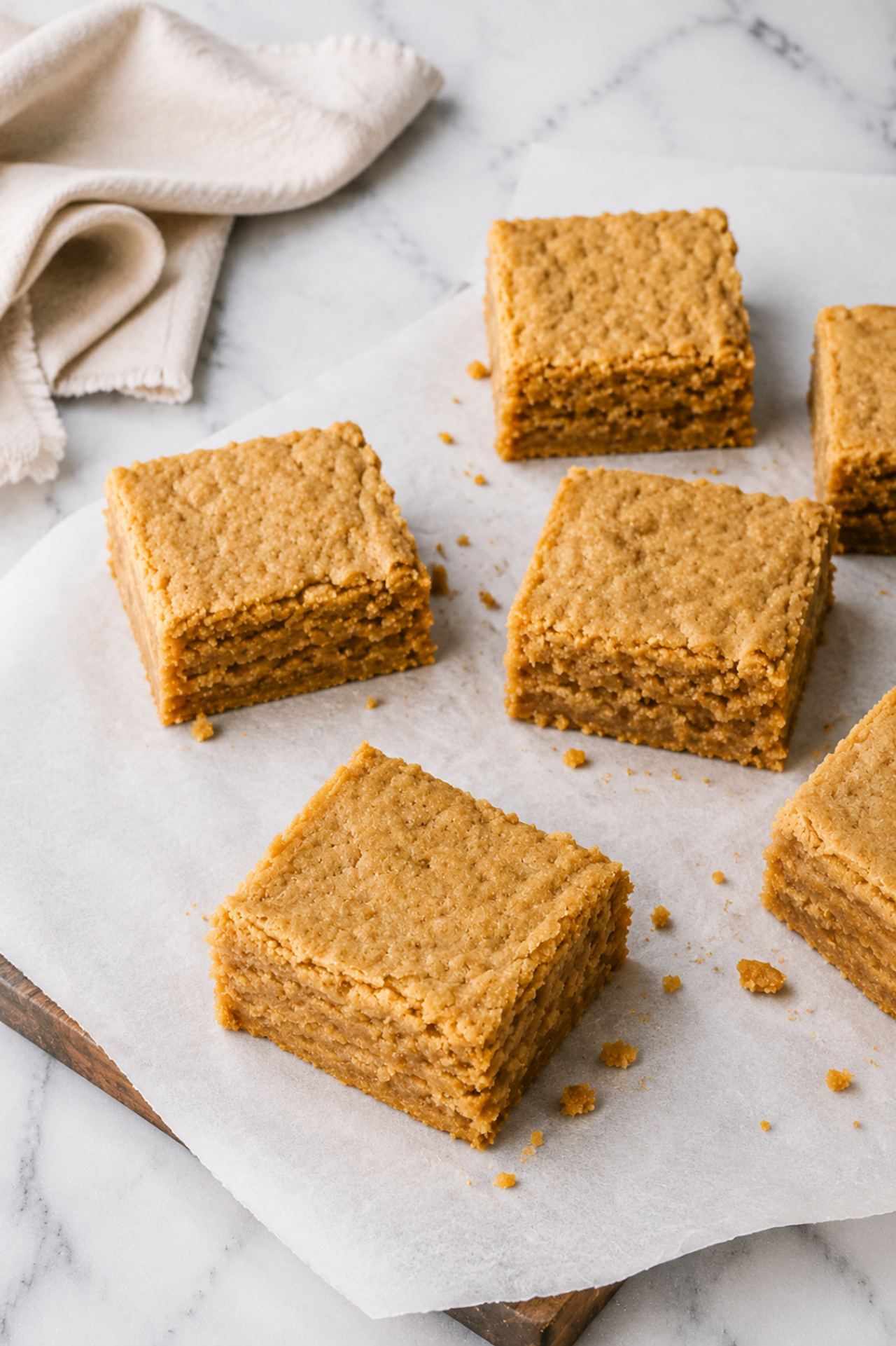 3-Ingredient Peanut Butter Blondies