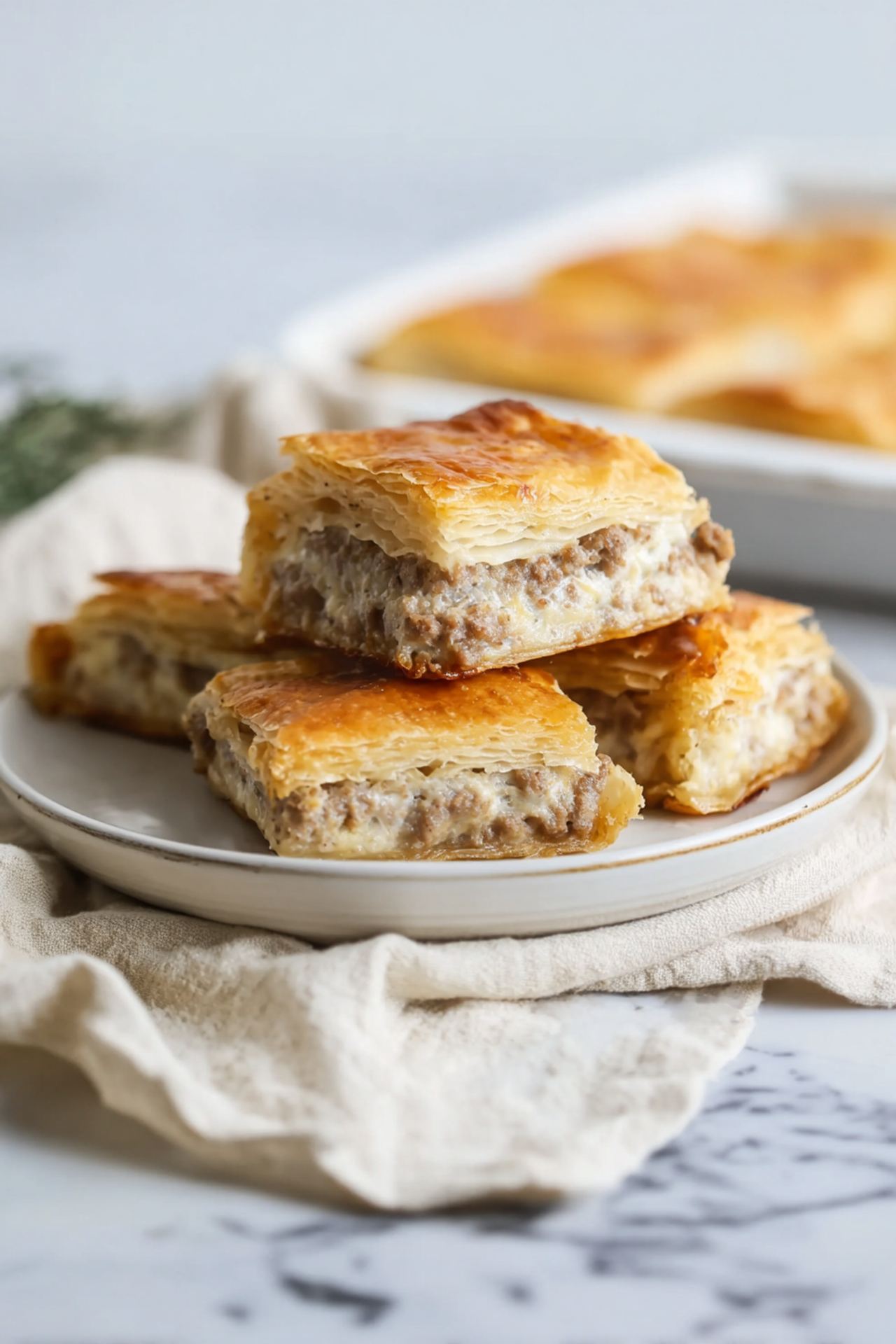 3 Ingredient Sausage Squares