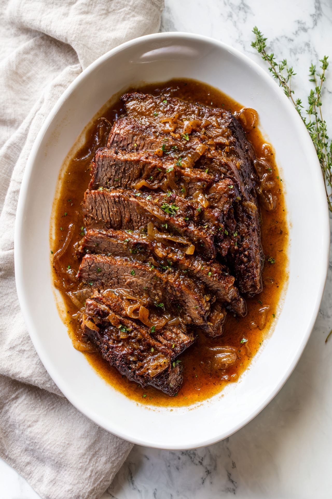 3-Ingredients French Onion Brisket