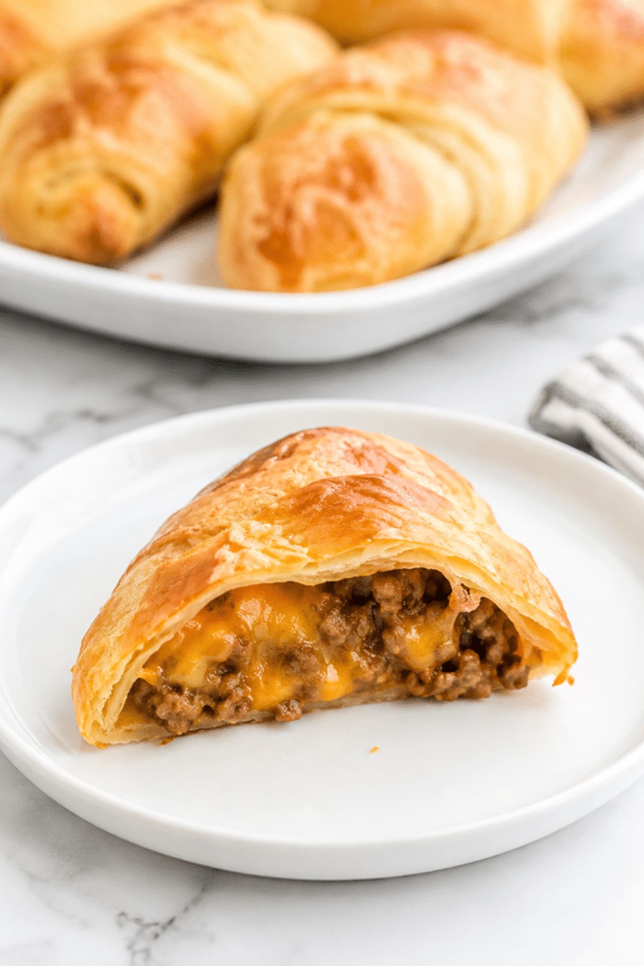 4-Ingredient Beef Crescent Puffs