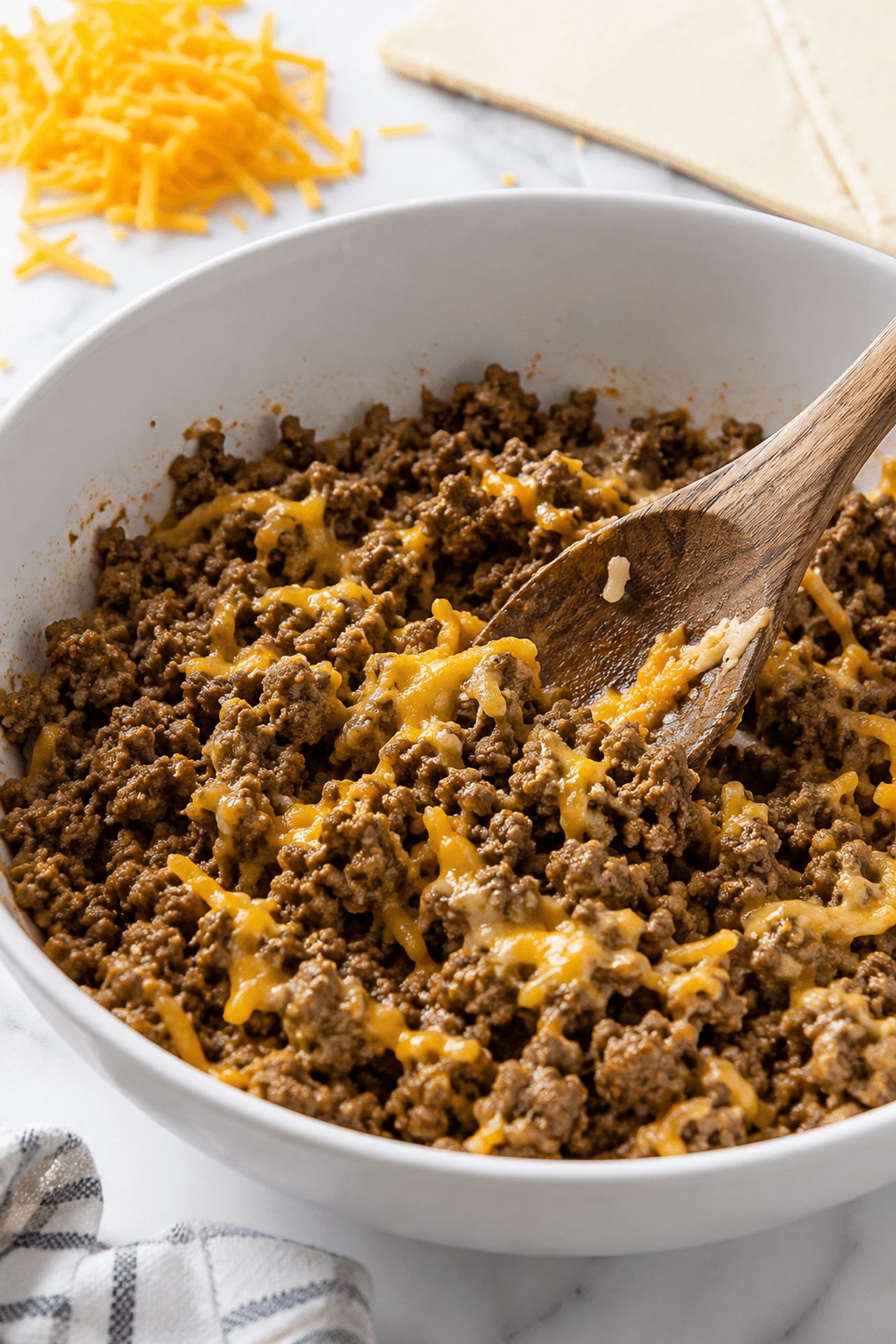 4-Ingredient Beef Crescent Puffs