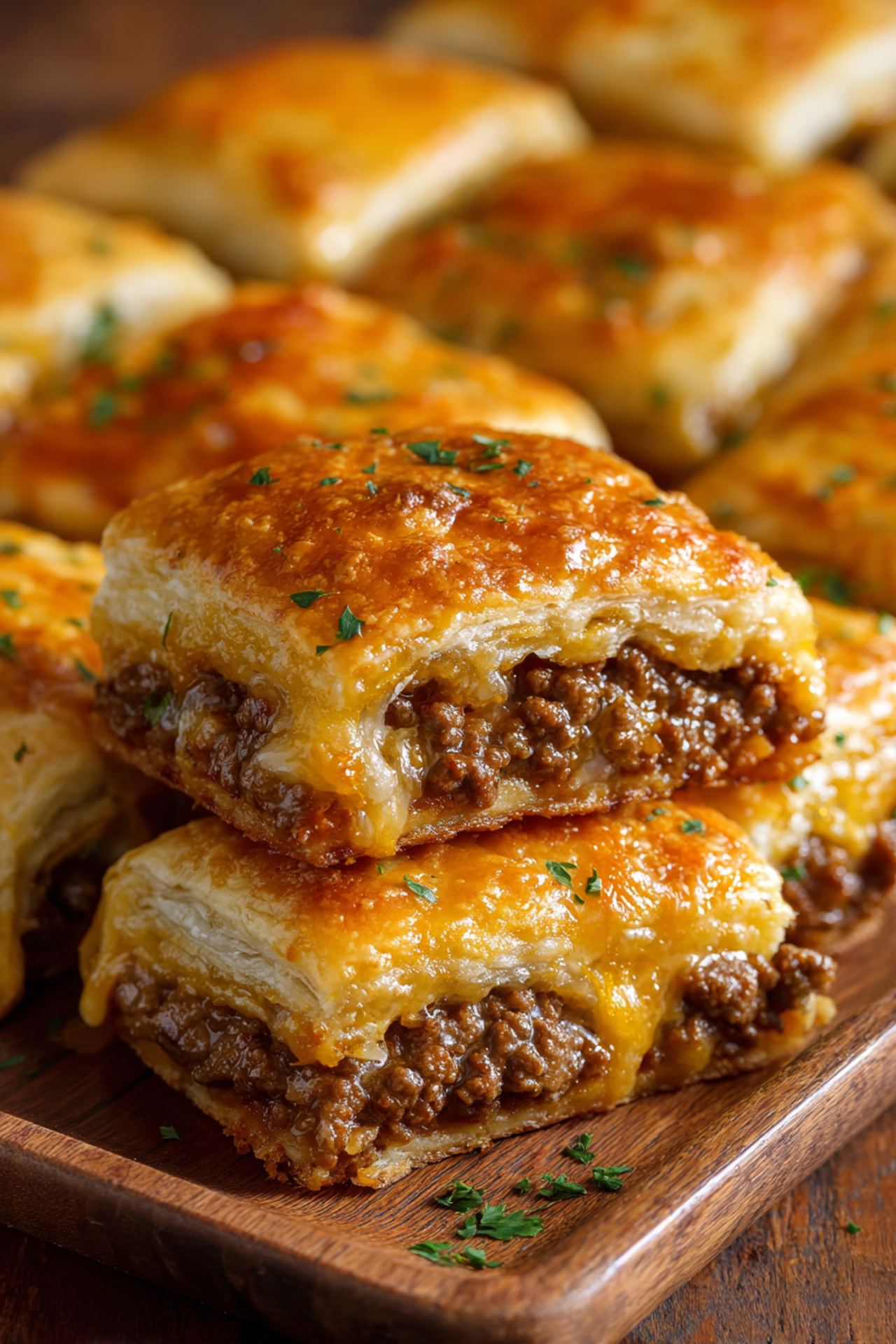 4-Ingredient Beef Crescent Squares