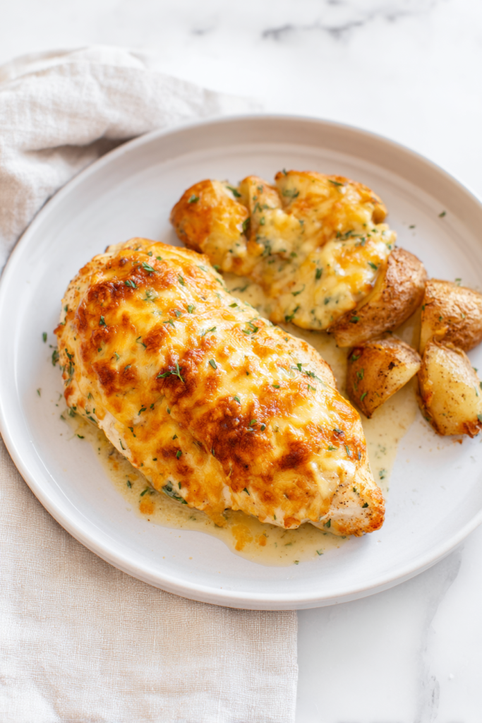 4-Ingredient Cheesy Ranch Chicken