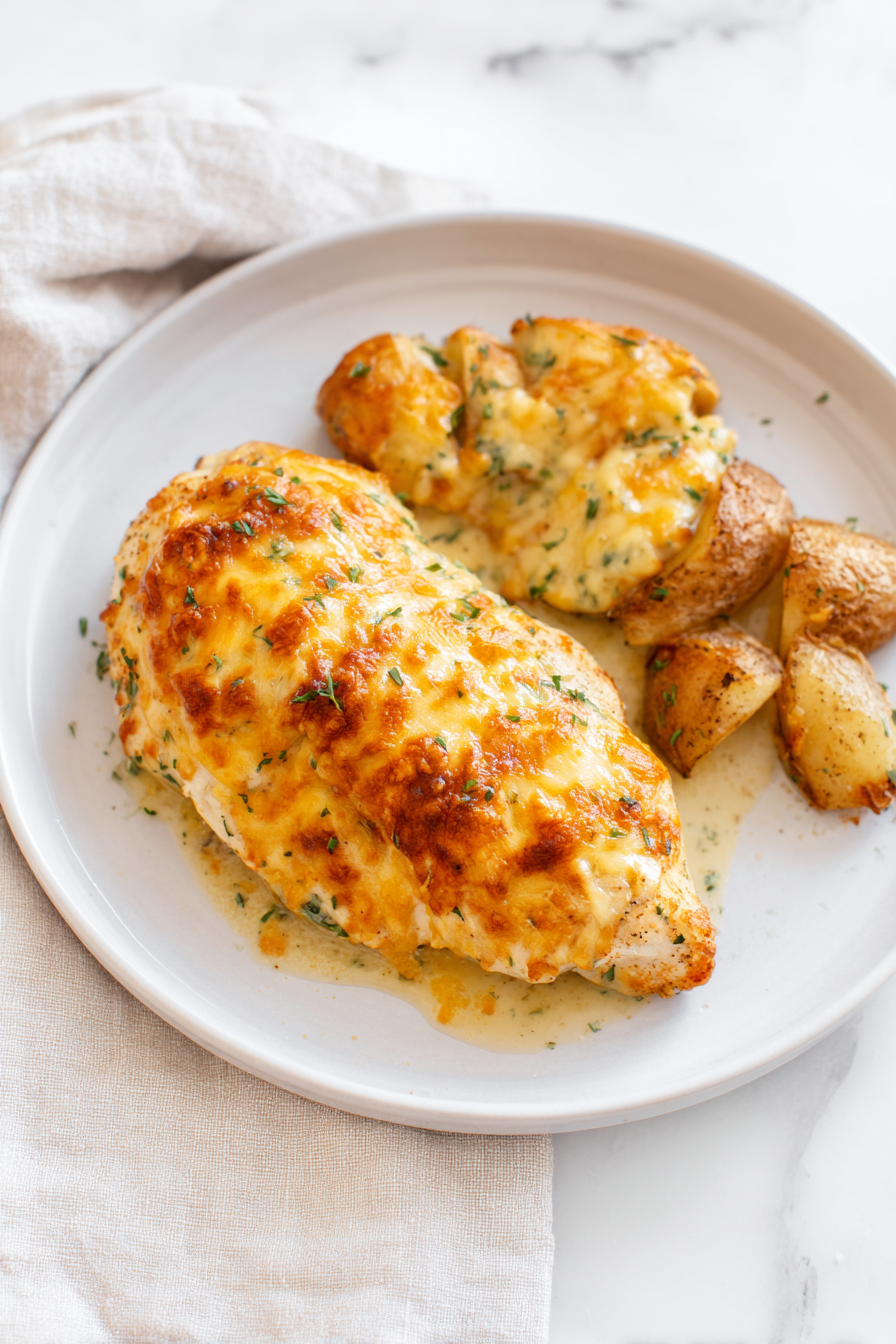4-Ingredient Cheesy Ranch Chicken