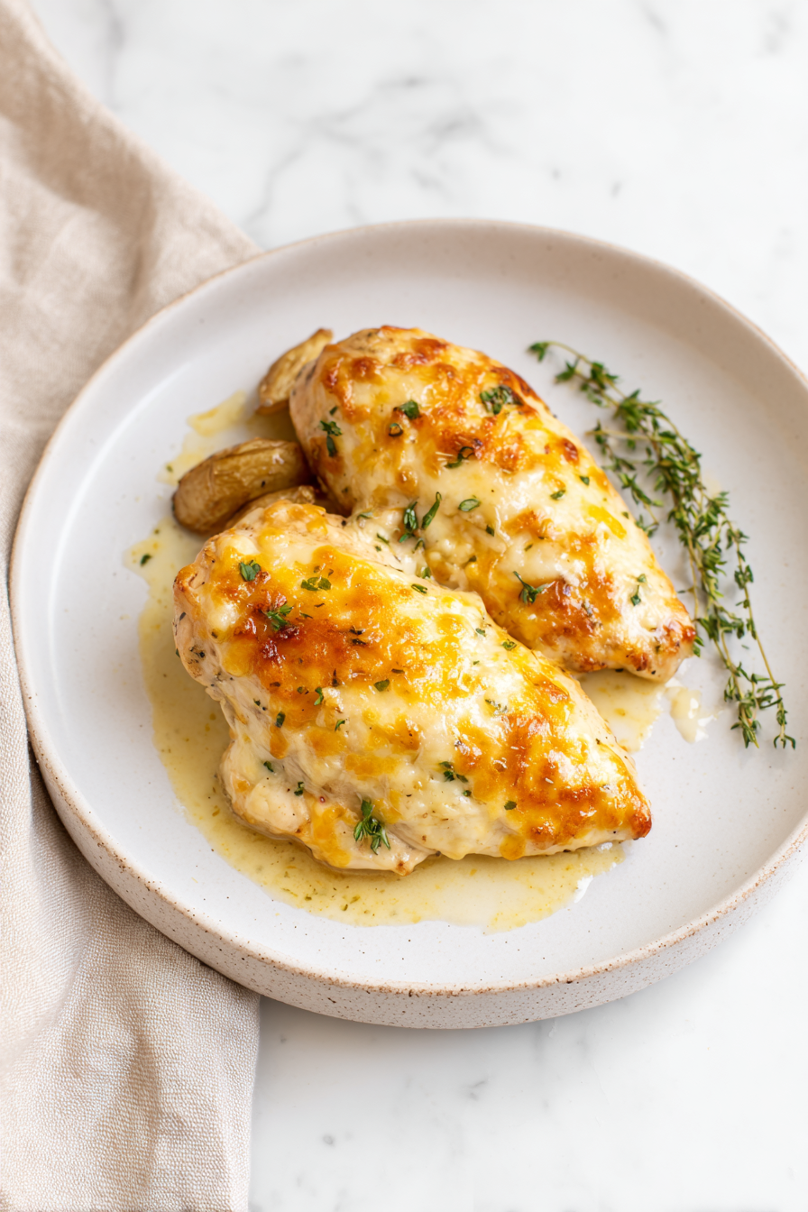 4-Ingredient Cheesy Ranch Chicken