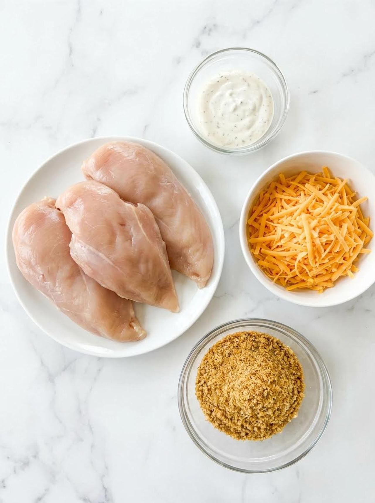 4-Ingredient Cheesy Ranch Chicken