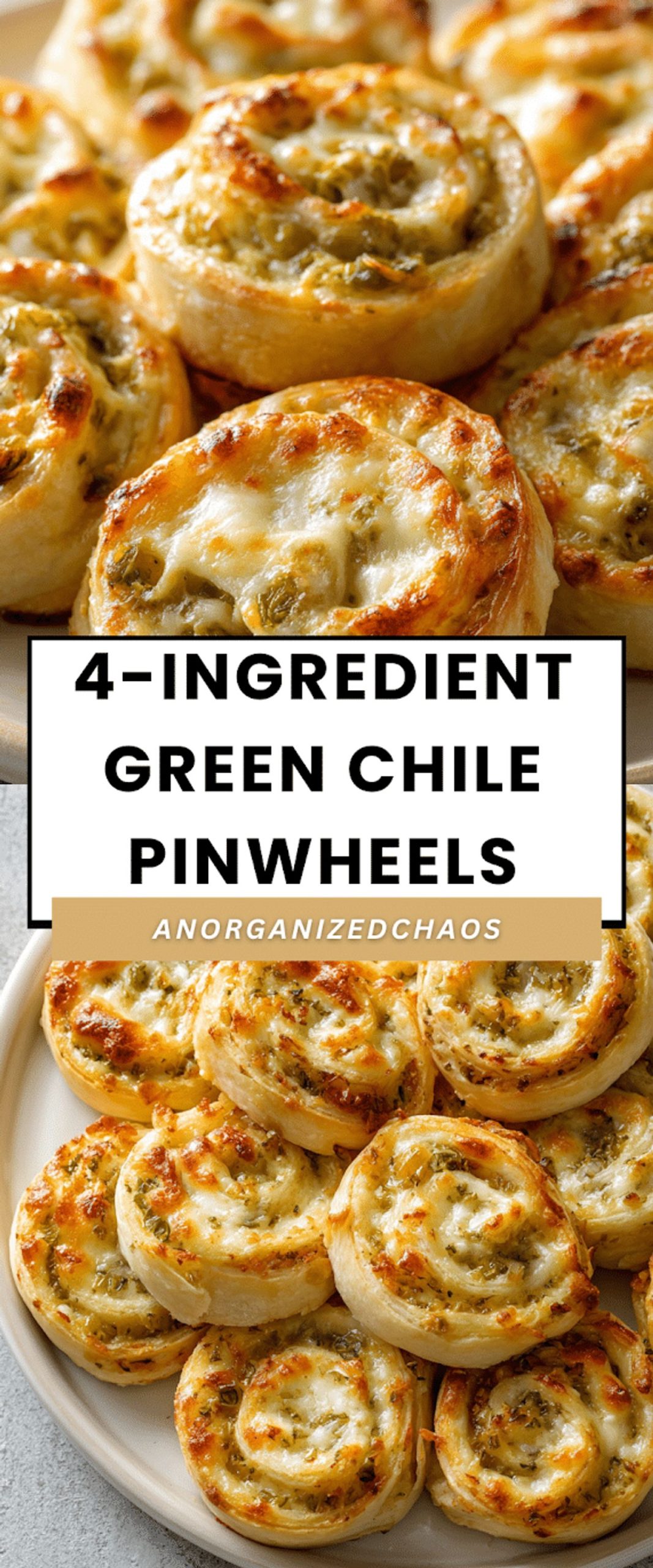 4-Ingredient Green Chile Pinwheels