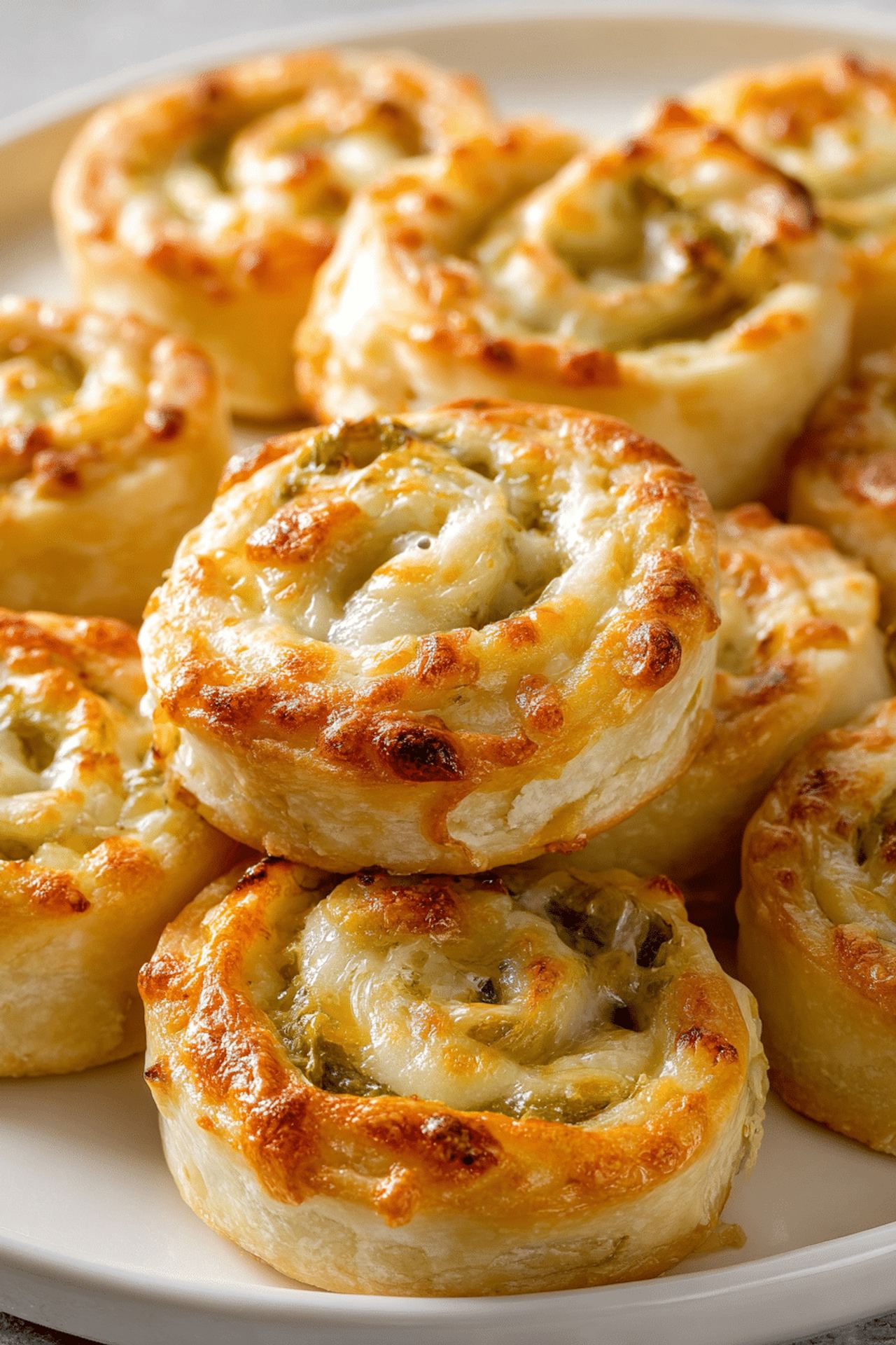 4-Ingredient Green Chile Pinwheels