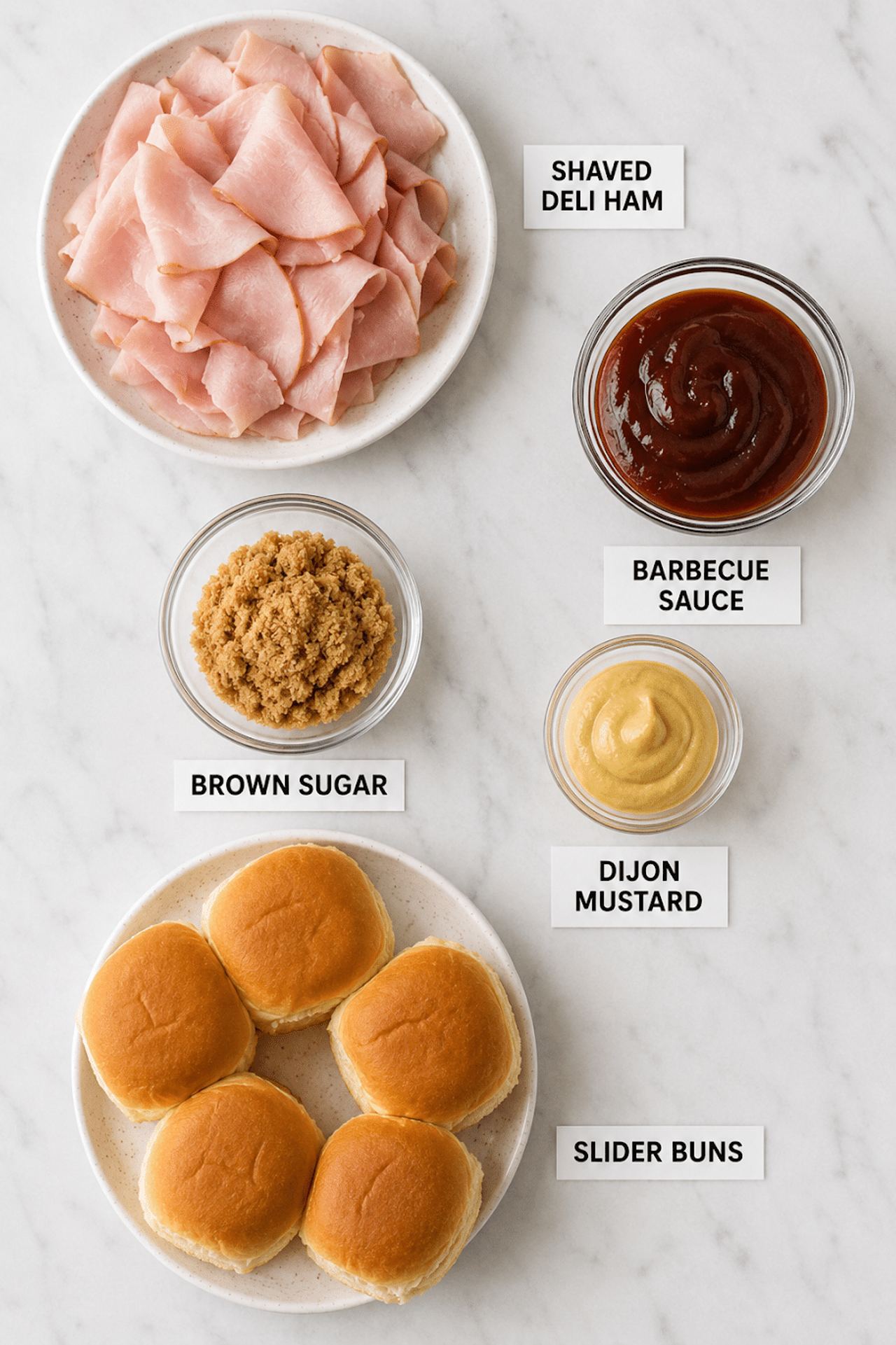 4-Ingredient Slow Cooker BBQ Ham Sliders