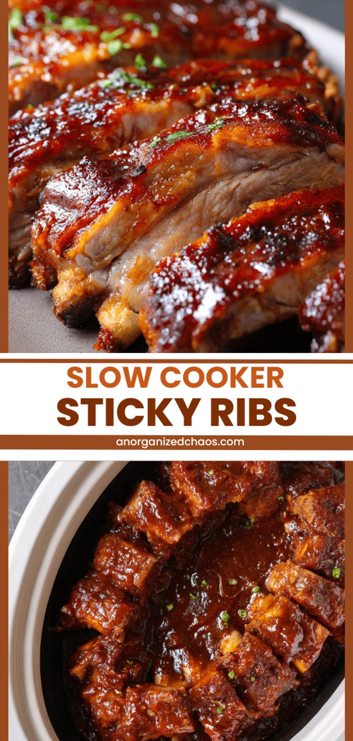 4-Ingredient Slow Cooker Sticky Ribs