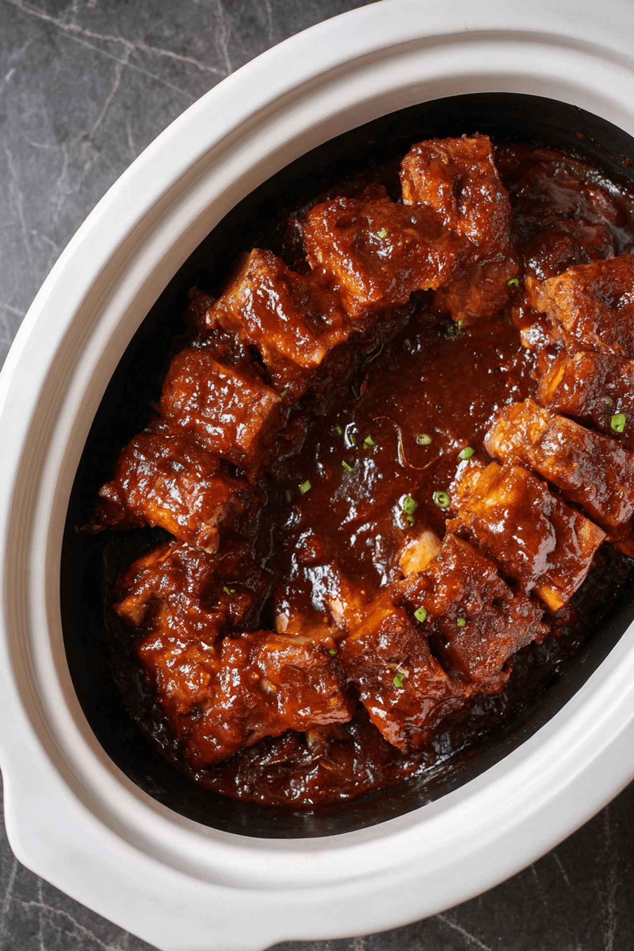 4-Ingredient Slow Cooker Sticky Ribs