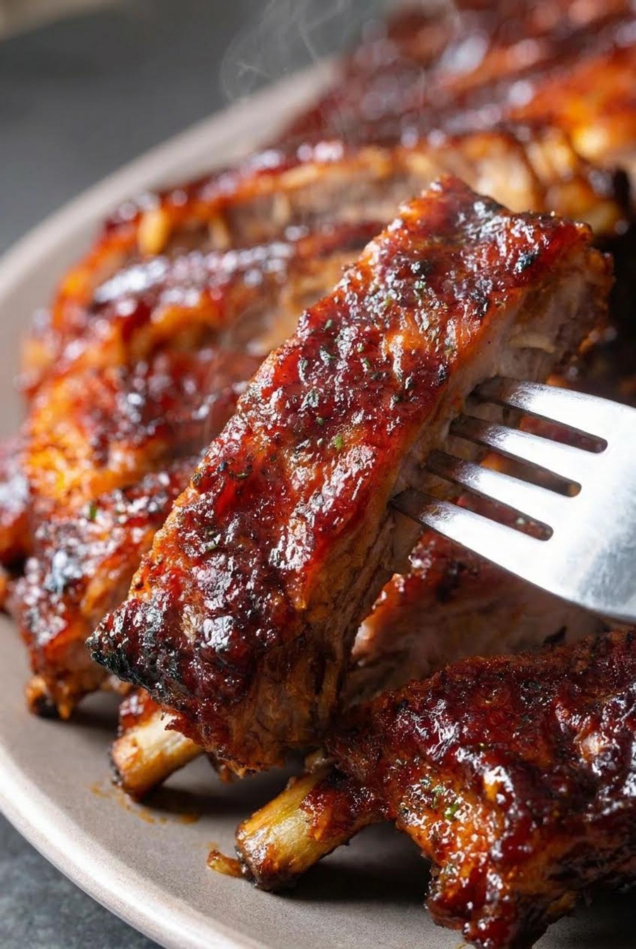4-Ingredient Slow Cooker Sticky Ribs