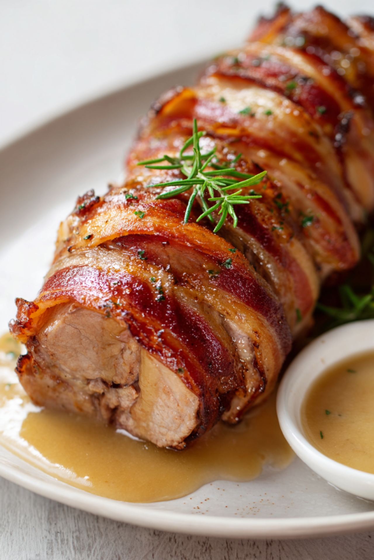 Bacon Wrapped Pork Tenderloin