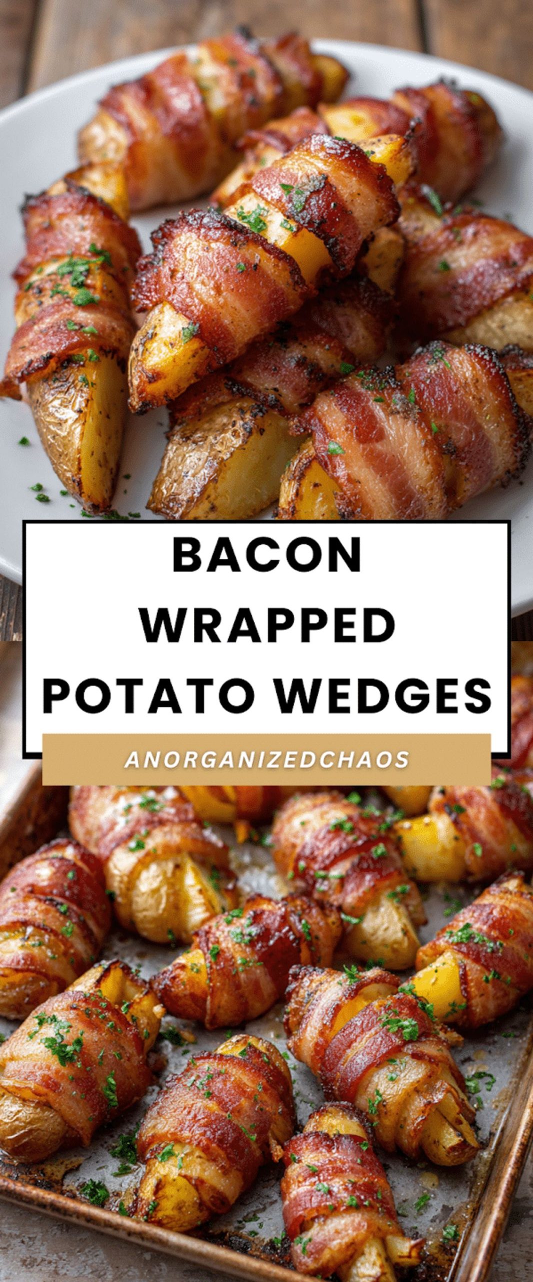 Bacon Wrapped Potato Wedges