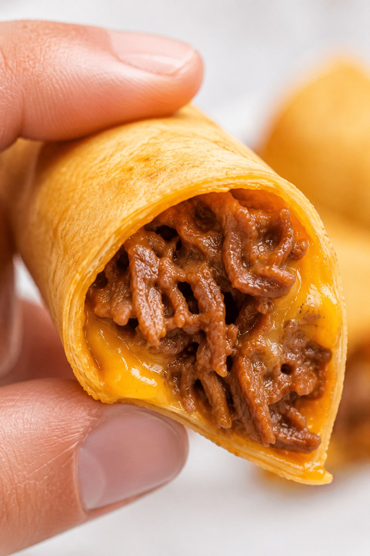 Baked Ground Beef Taquitos