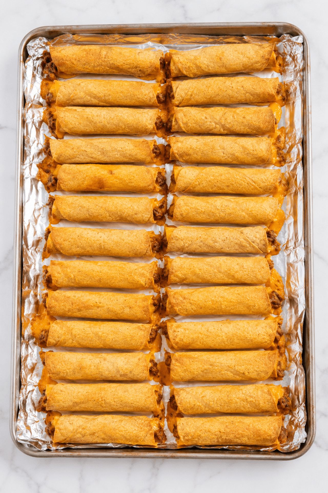Baked Ground Beef Taquitos