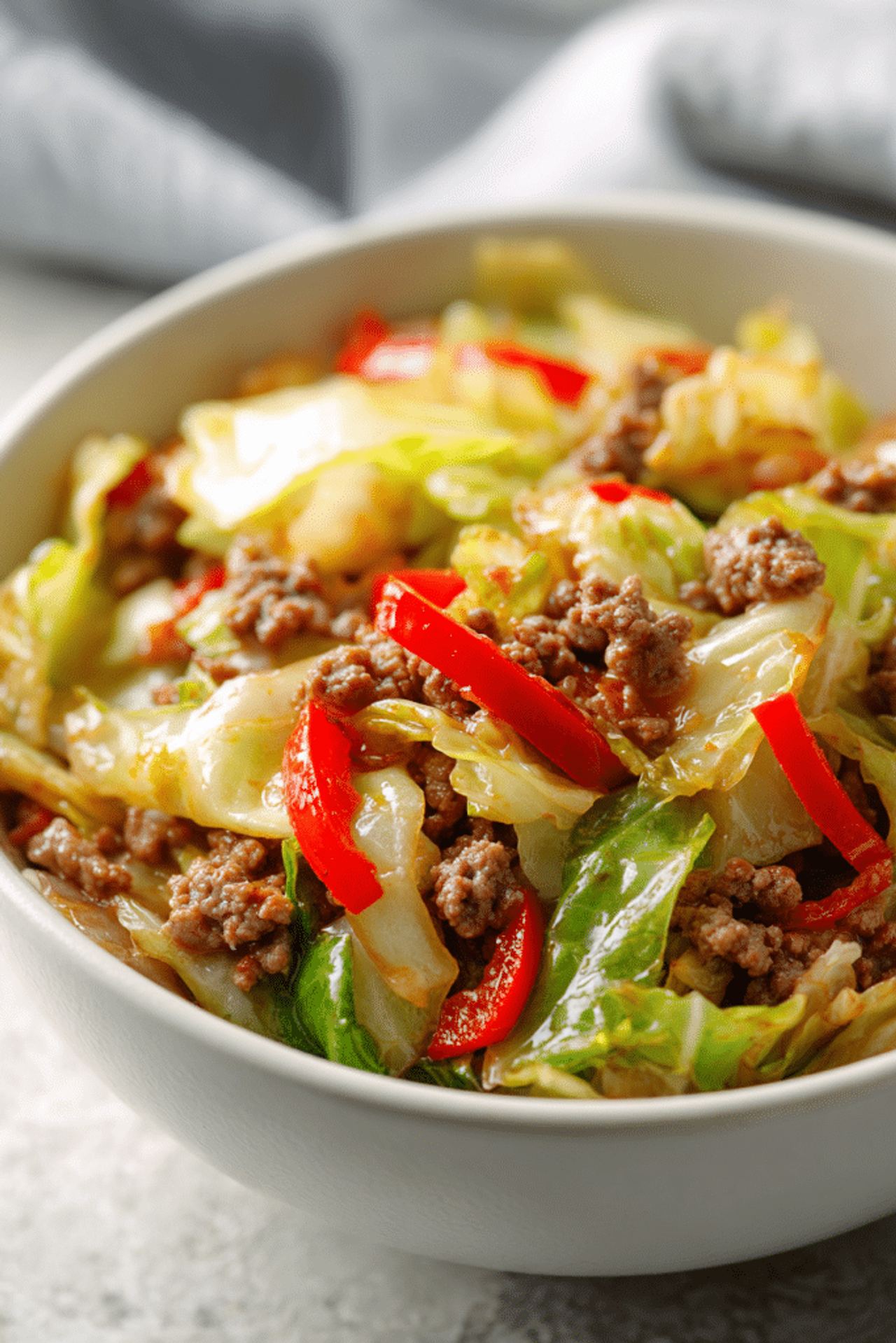 Beef and Cabbage Stir Fry