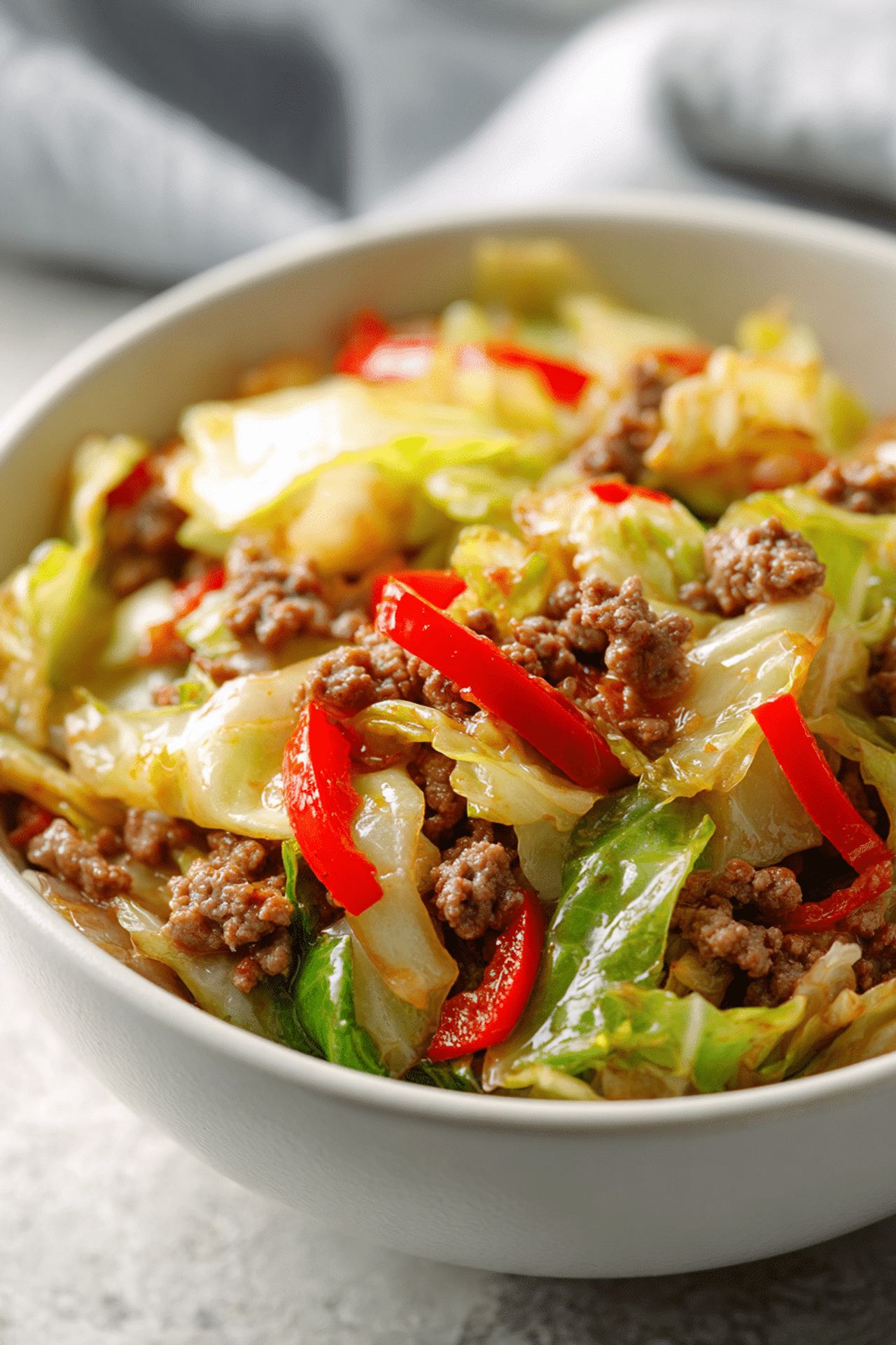 Beef and Cabbage Stir Fry