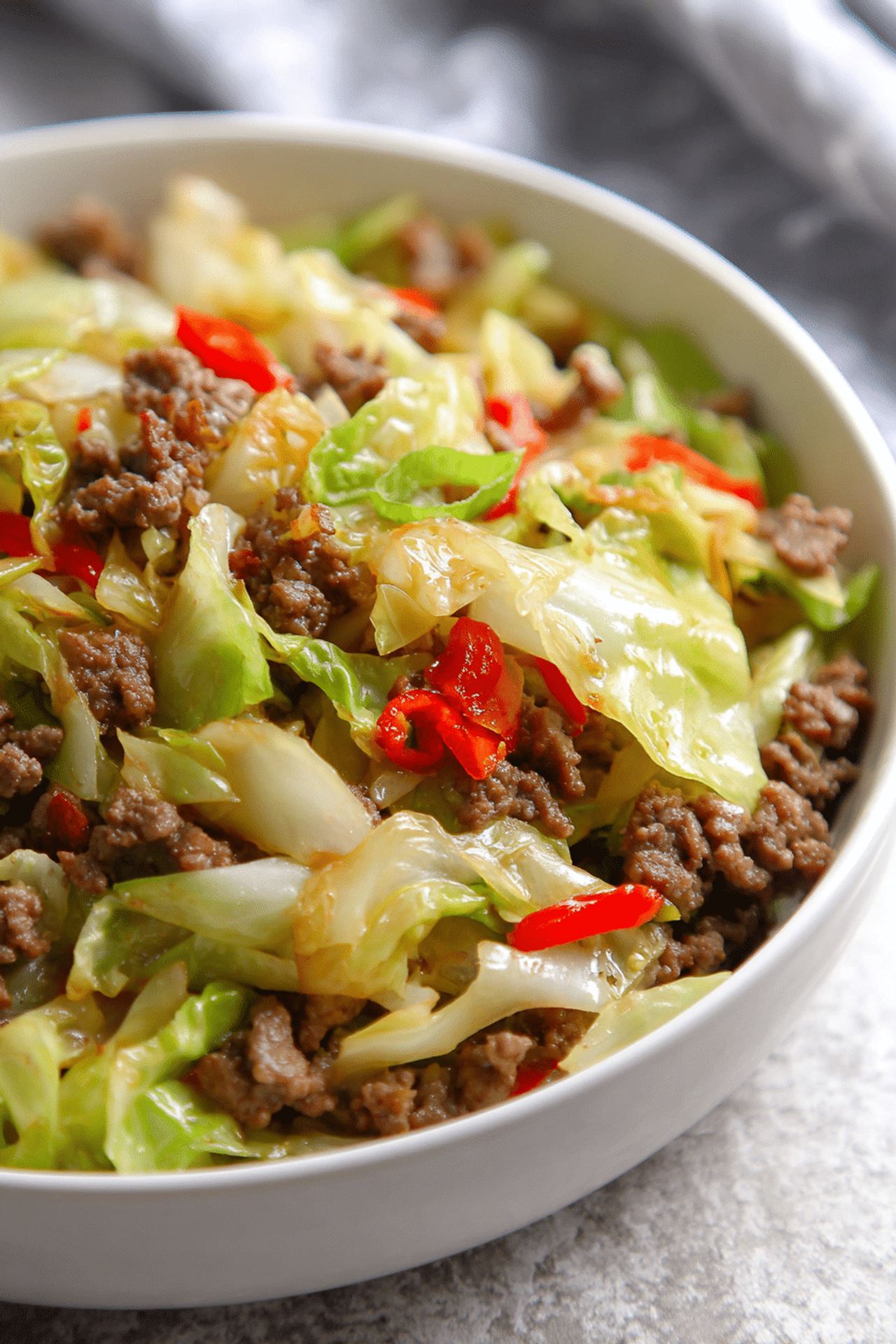 Beef and Cabbage Stir Fry