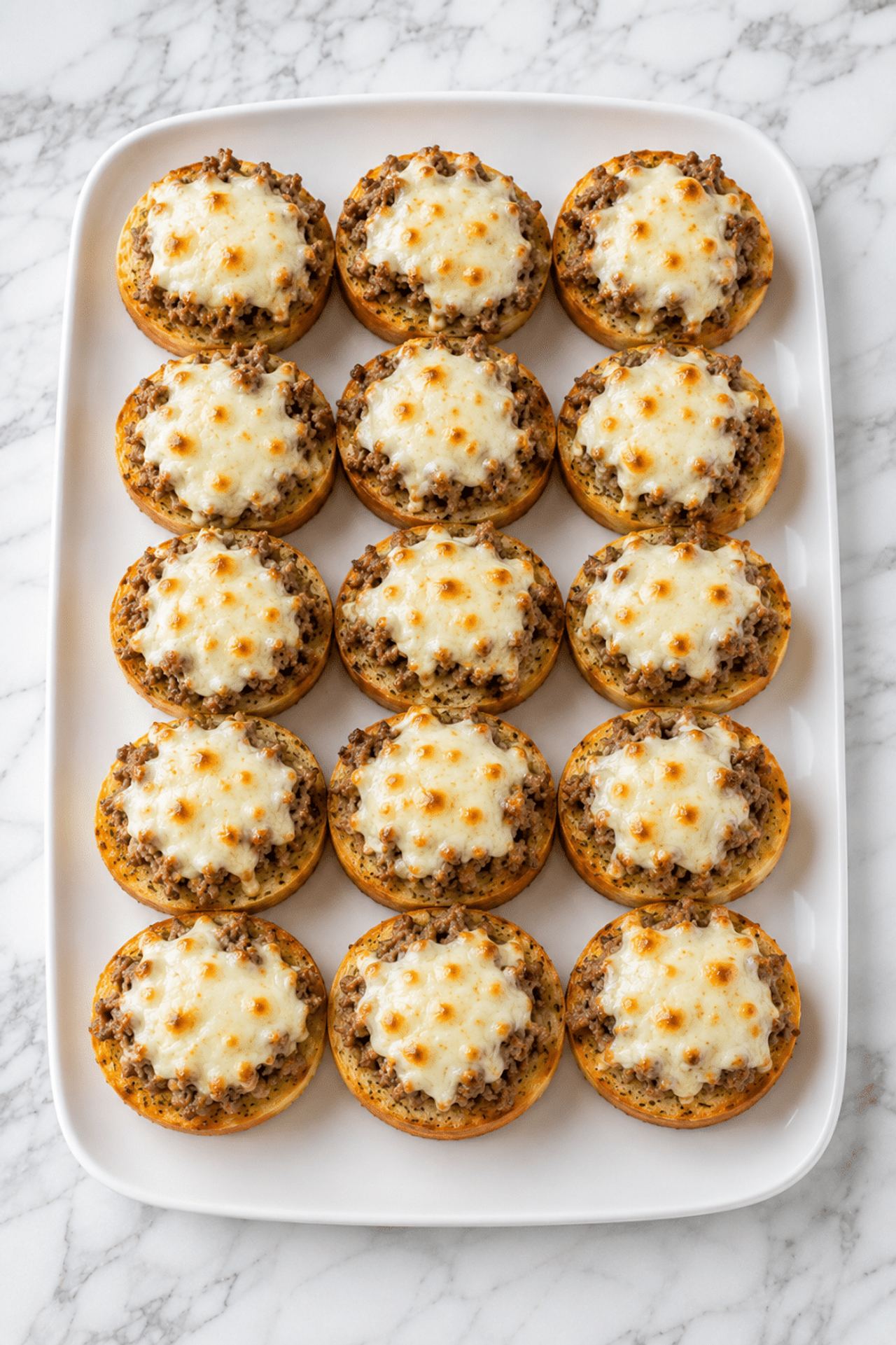 Beef Garlic Bread Bites (4 Ingredients)
