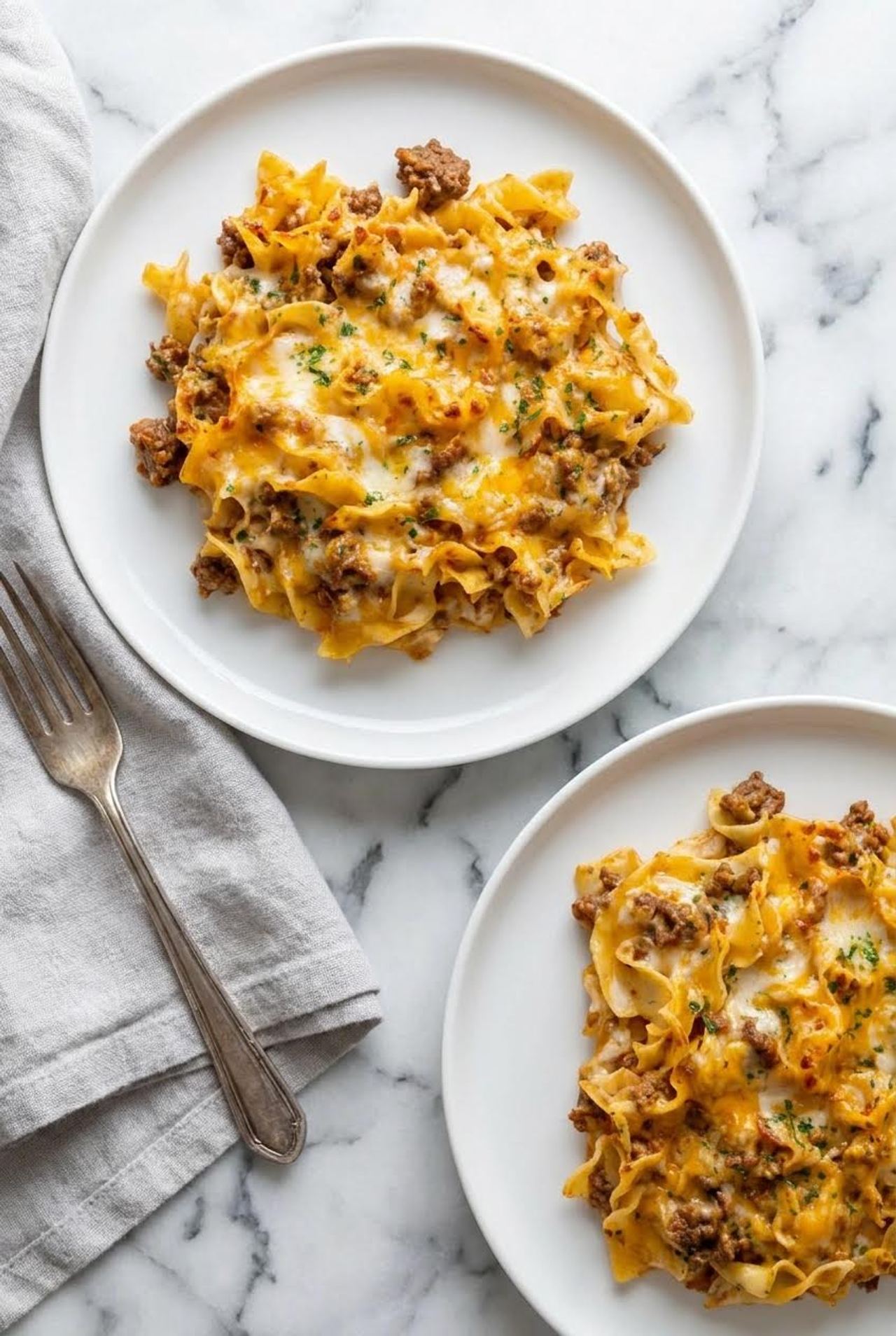 Beefy Sour Cream Noodle Bake