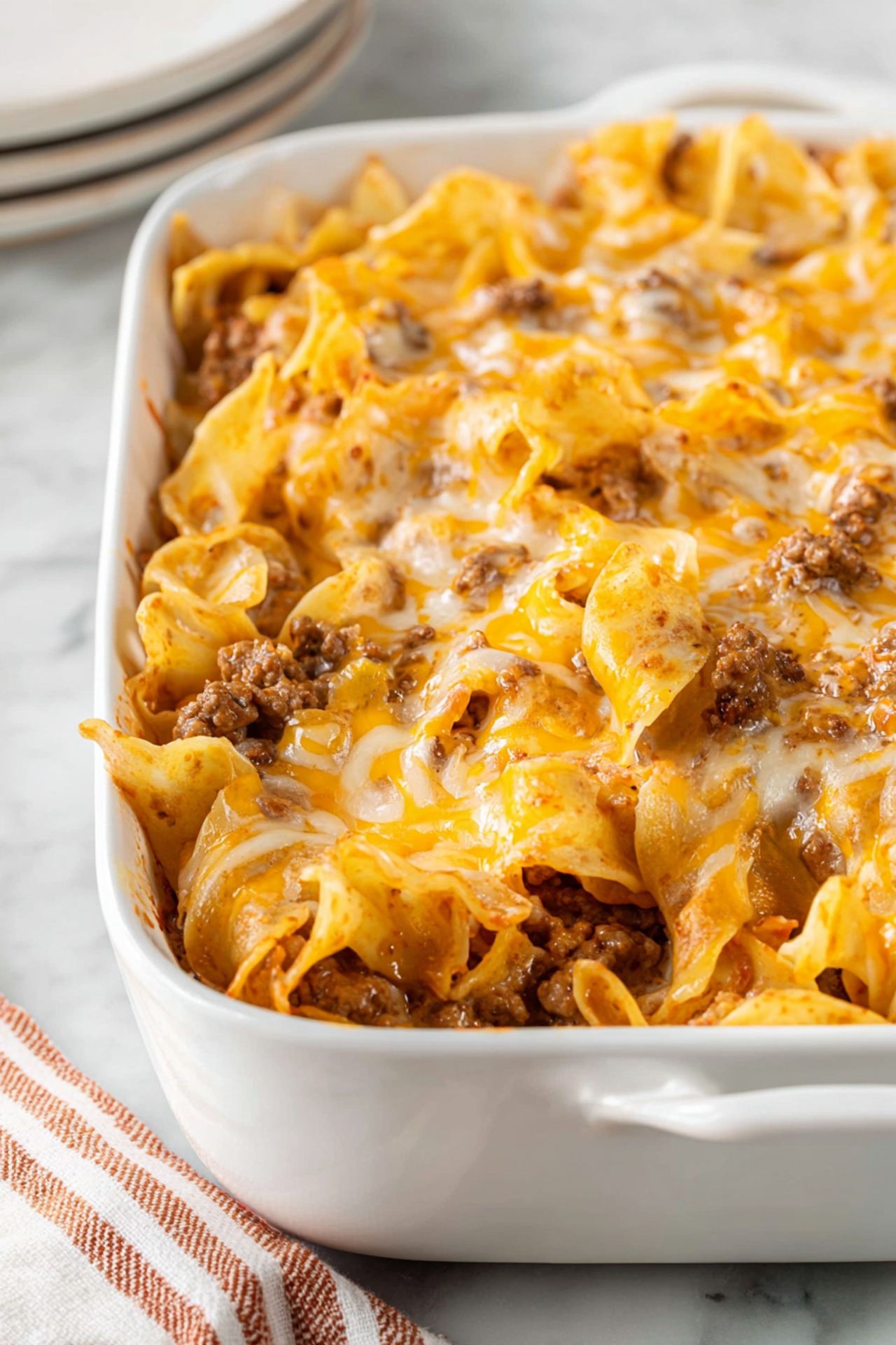 Beefy Sour Cream Noodle Bake