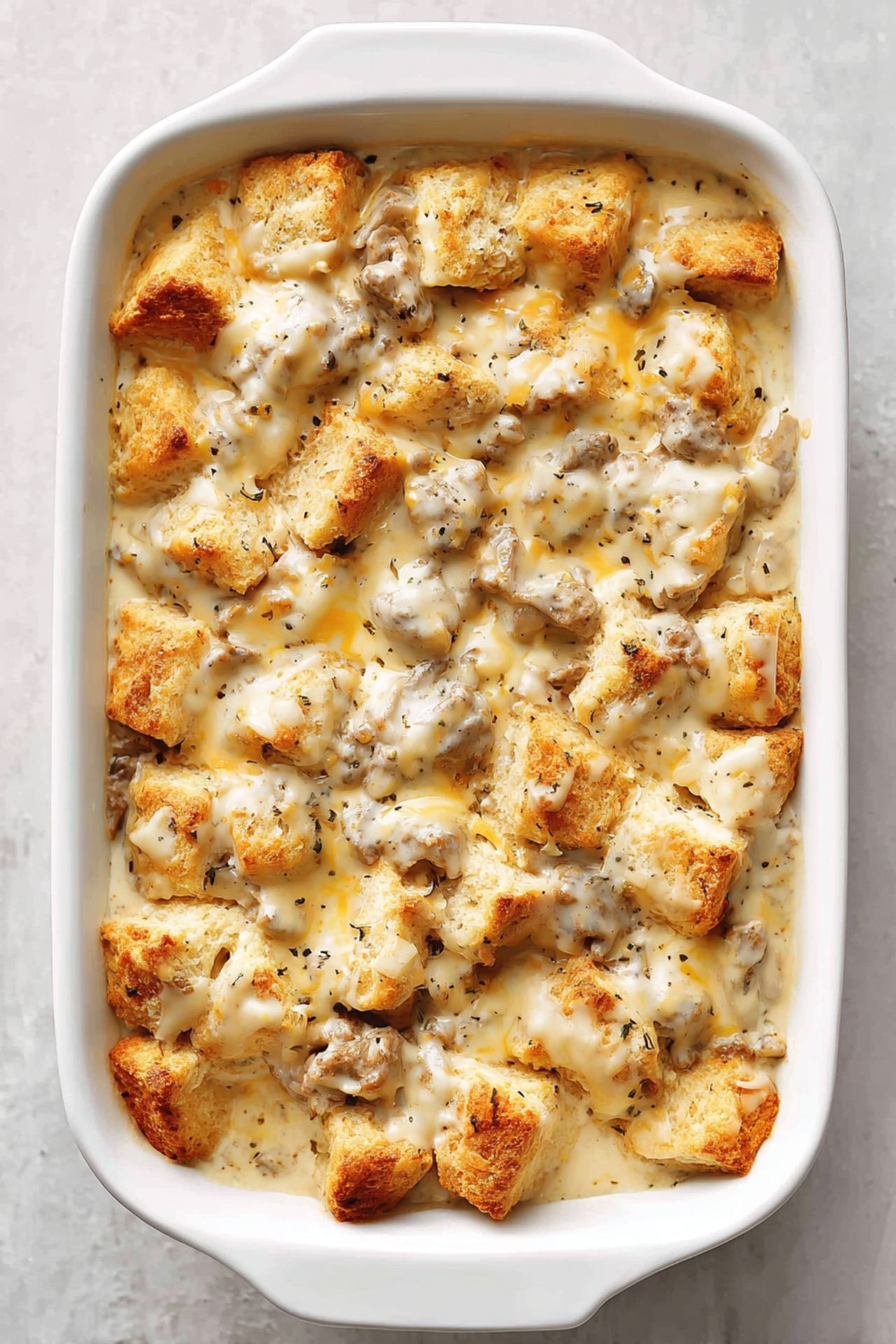 Biscuits and Gravy Casserole
