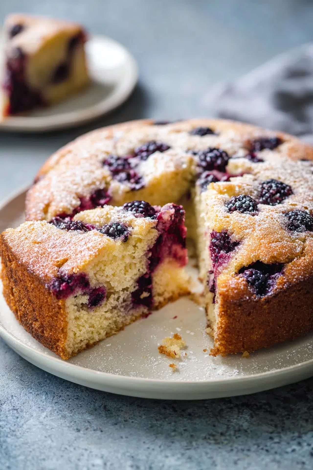 Blackberry Buttermilk Cake
