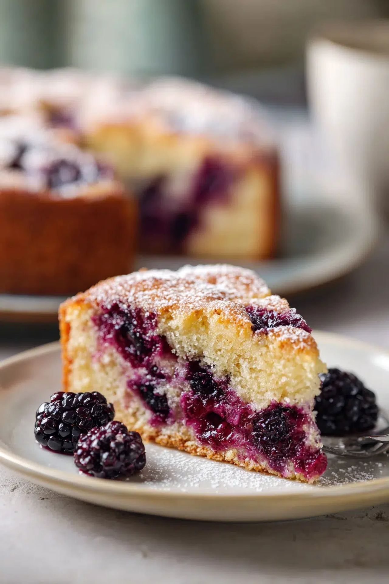 Blackberry Buttermilk Cake