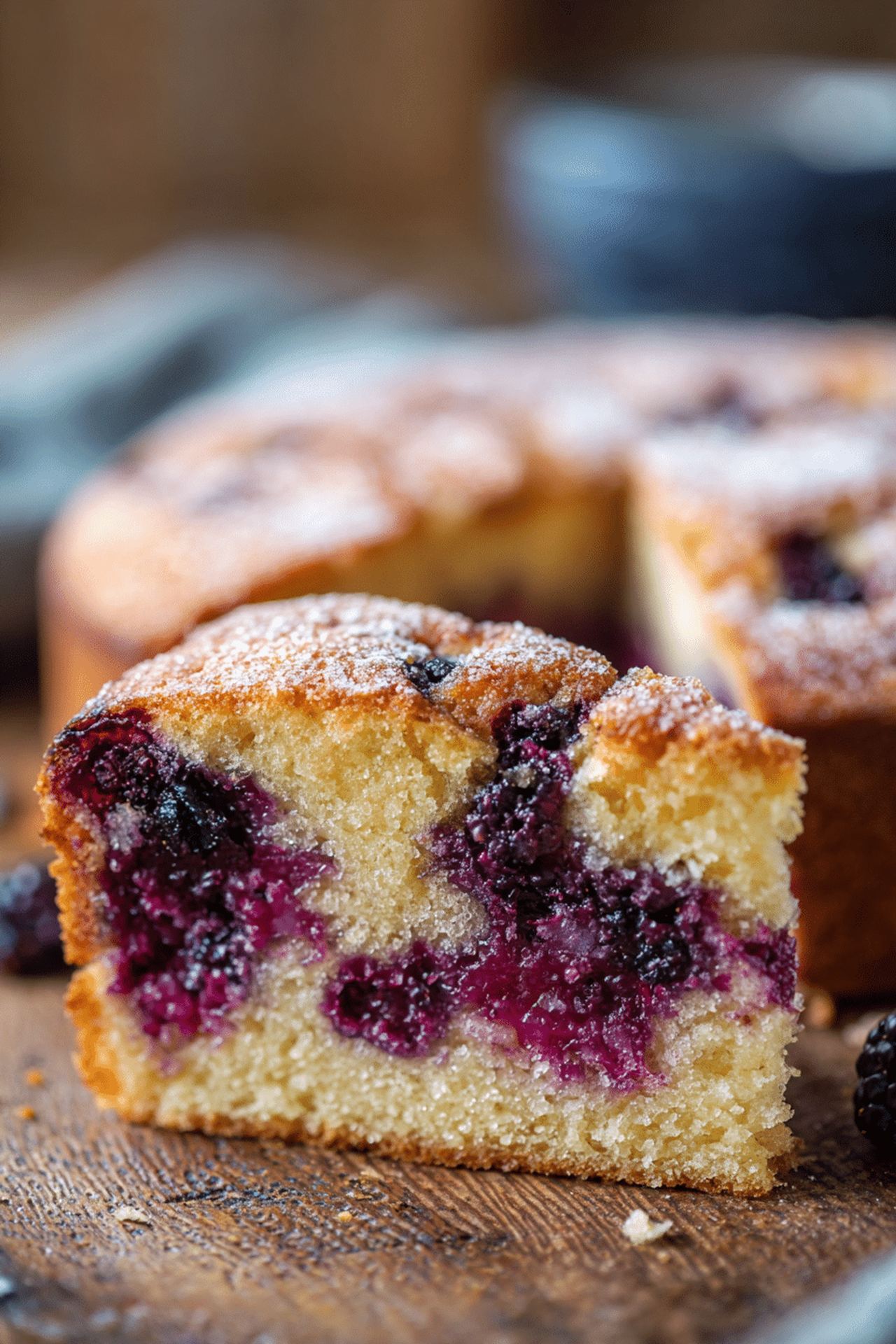 Blackberry Buttermilk Cake