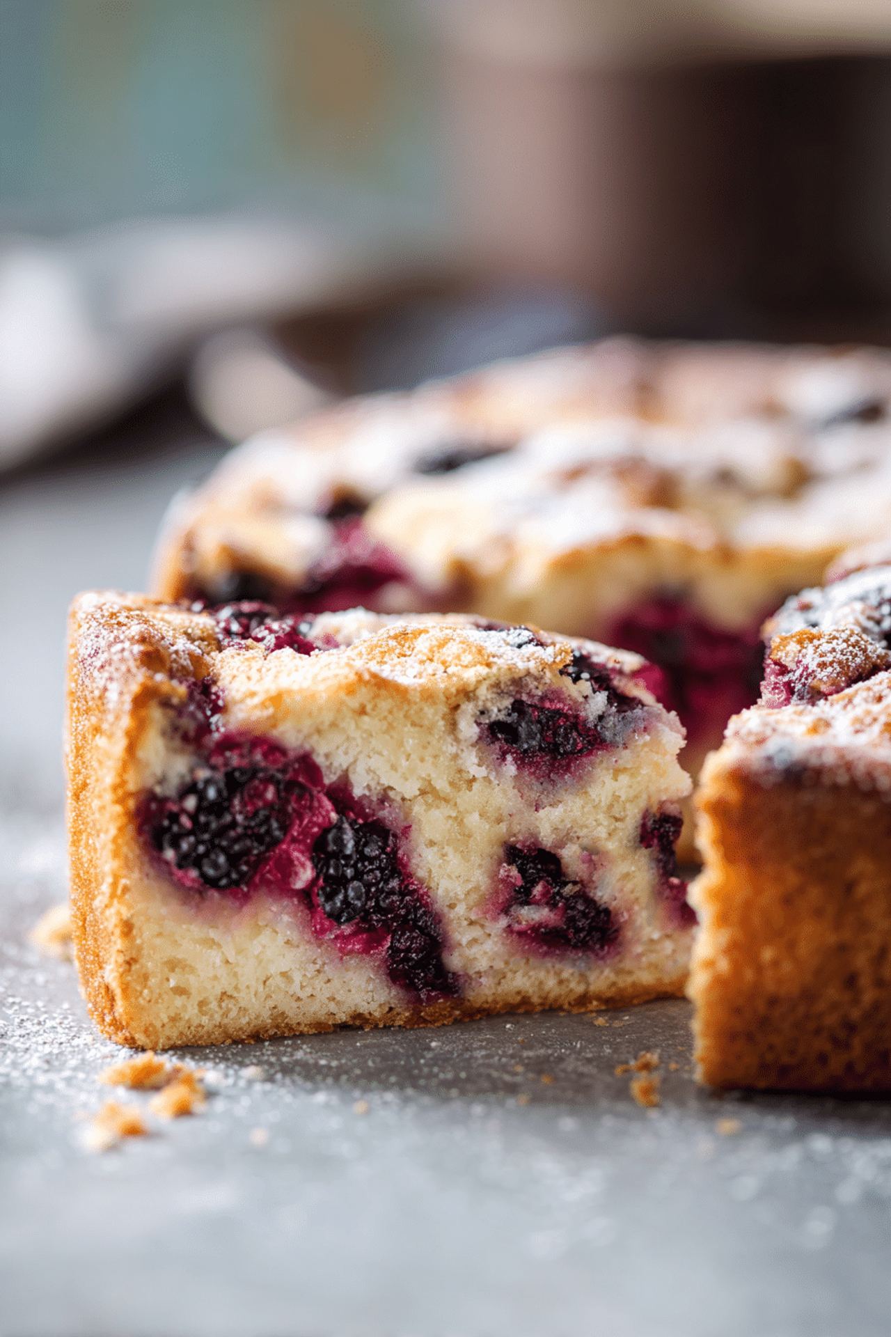 Blackberry Buttermilk Cake