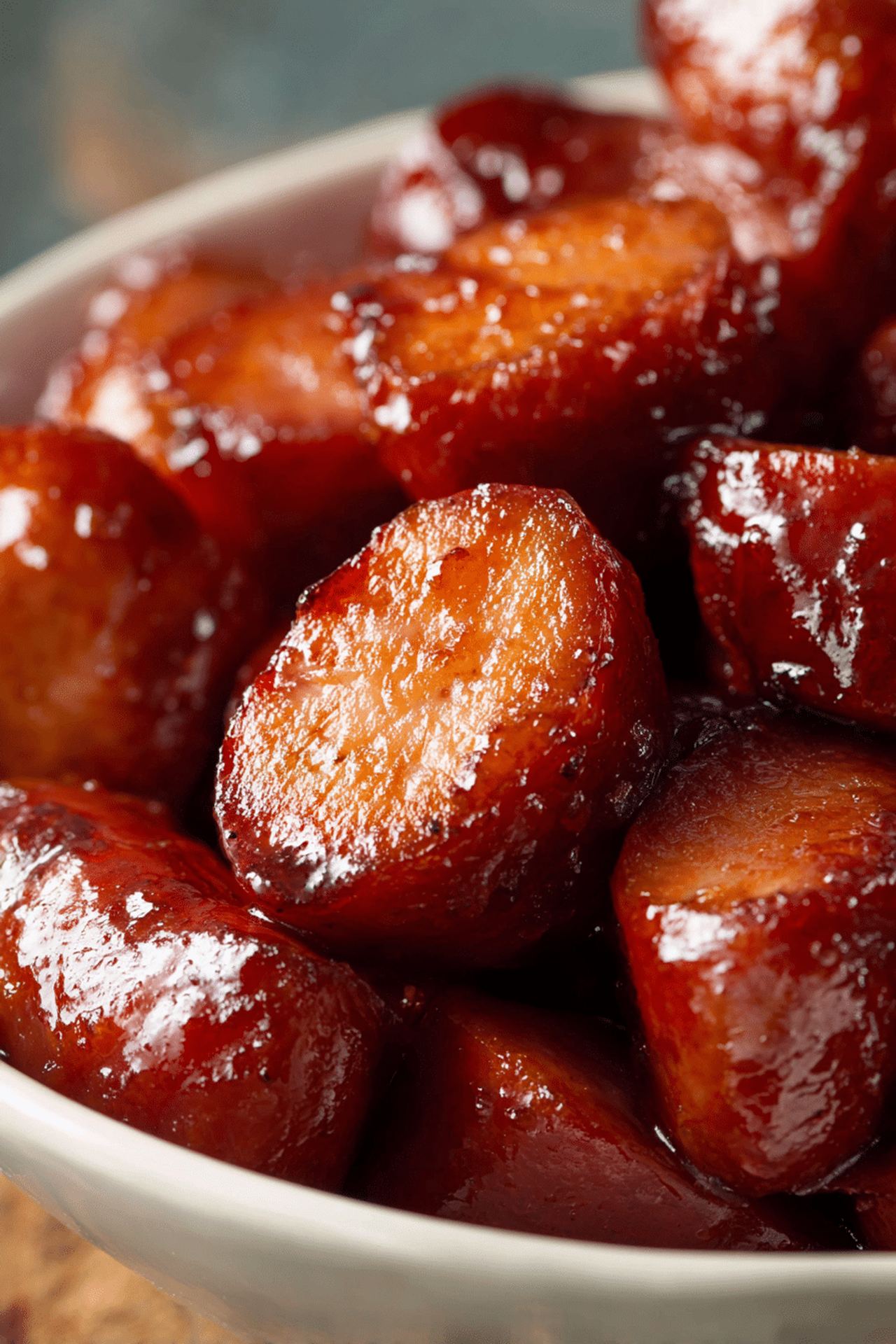 Brown Sugar Kielbasa Bites