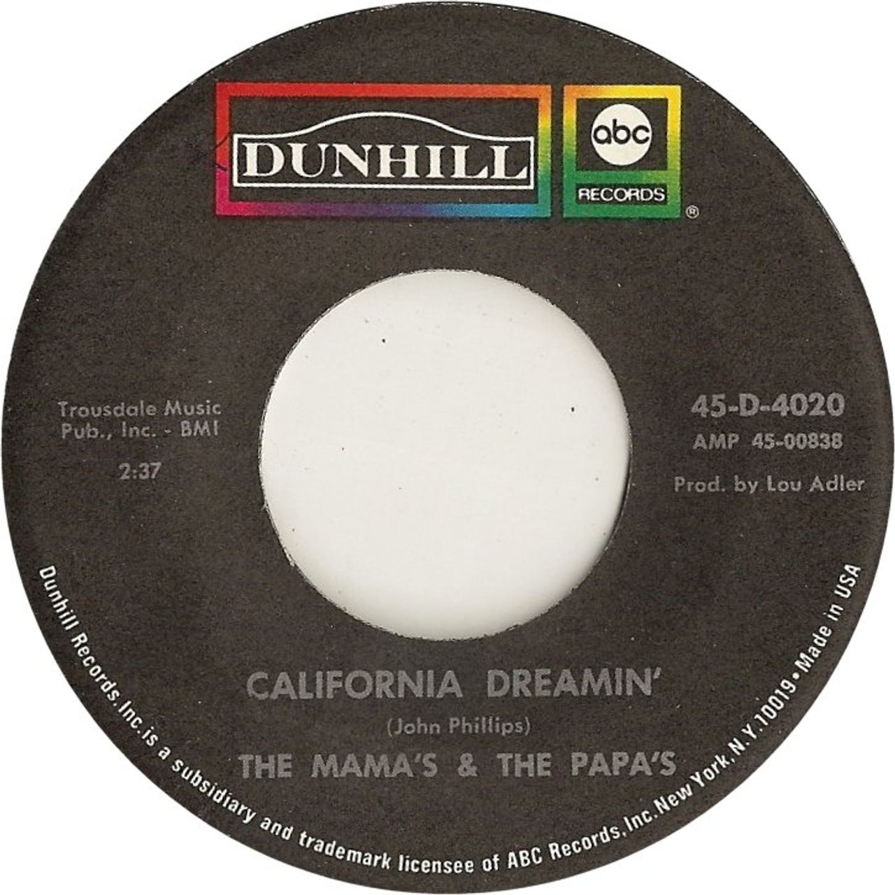 The-mamas-and-the-papas-california-dreamin-dunhill