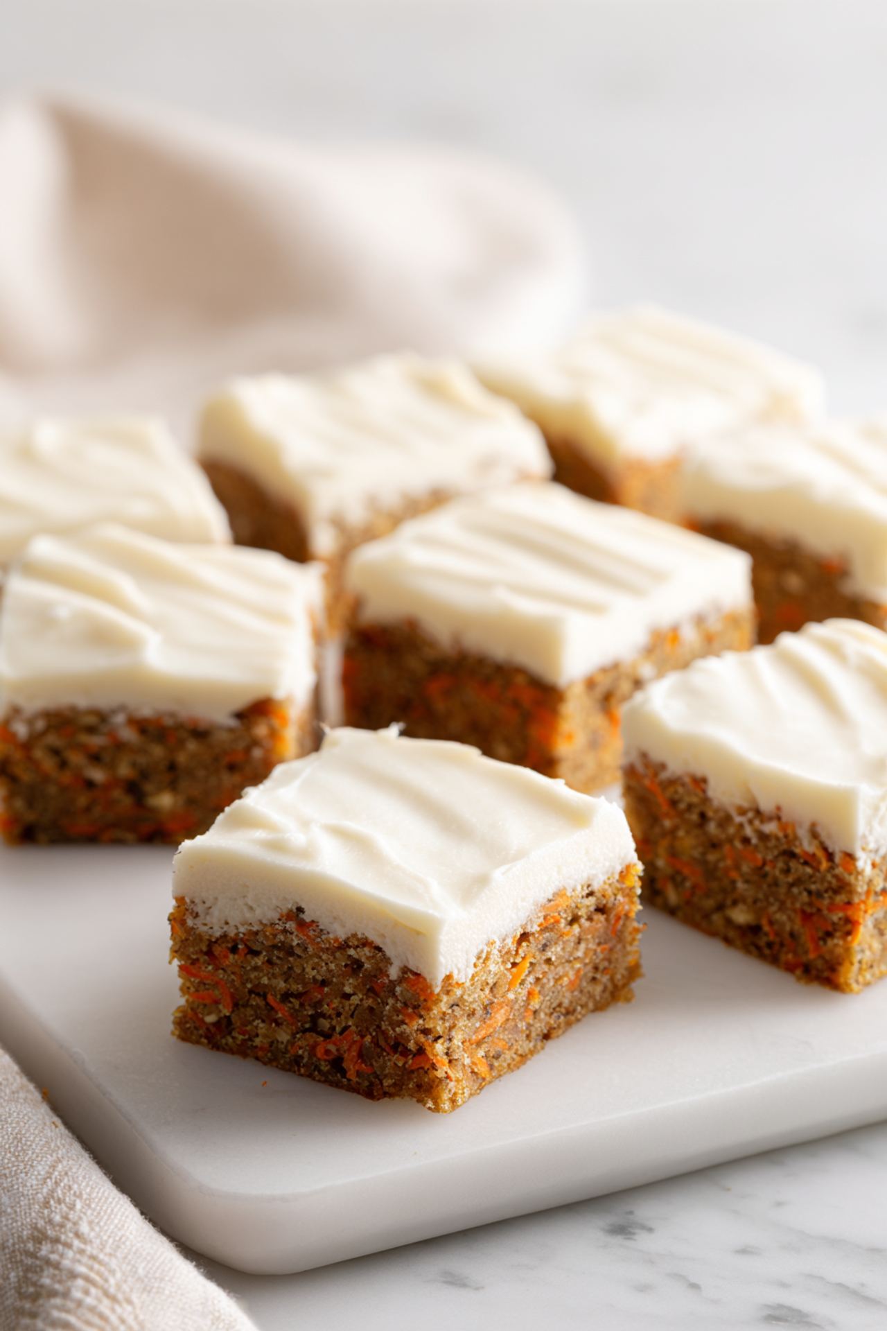 Carrot Cake Bars with Cream Cheese Frosting