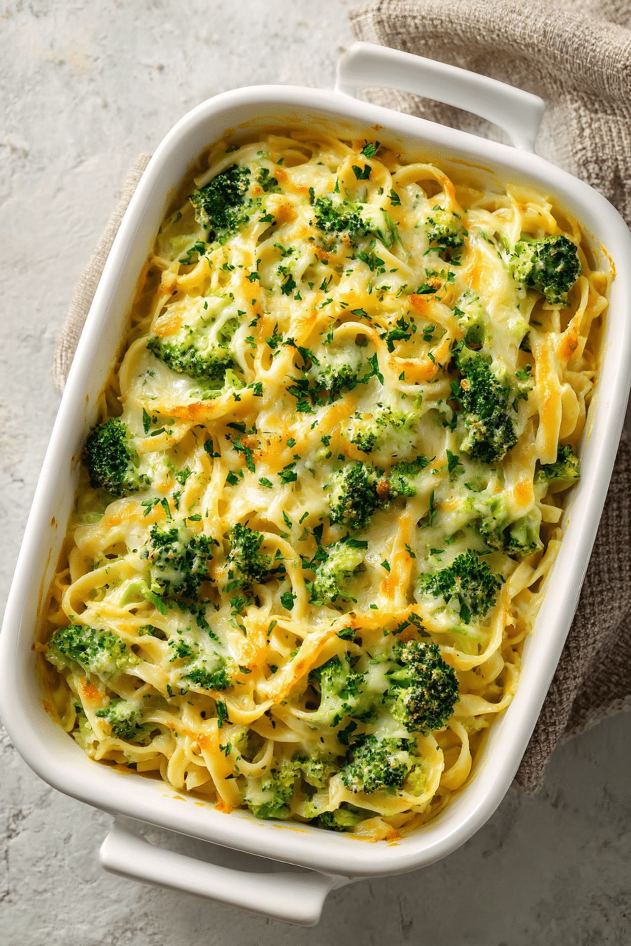 Cheddar Broccoli Noodles